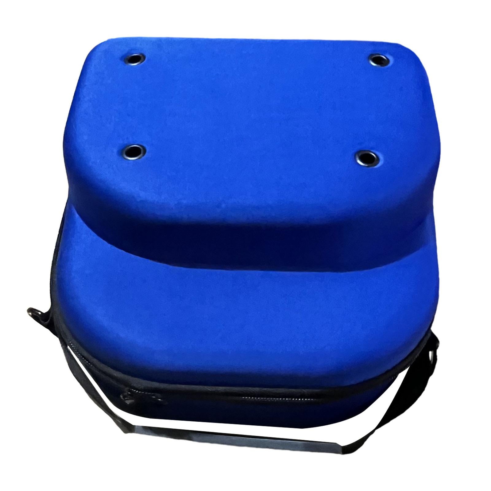Hat Carrier Travel Case Handbag Portable Carrying Hat Case for Baseball Caps blue