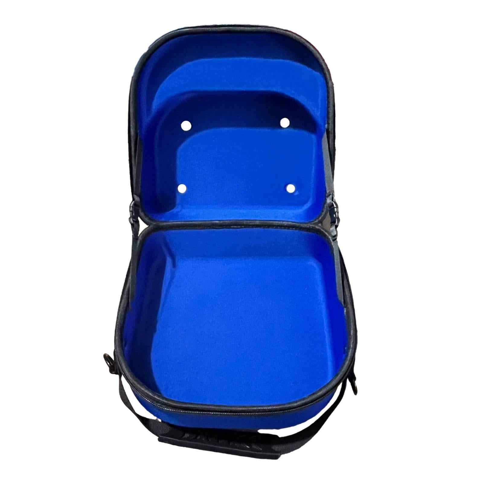 Hat Carrier Travel Case Handbag Portable Carrying Hat Case for Baseball Caps blue