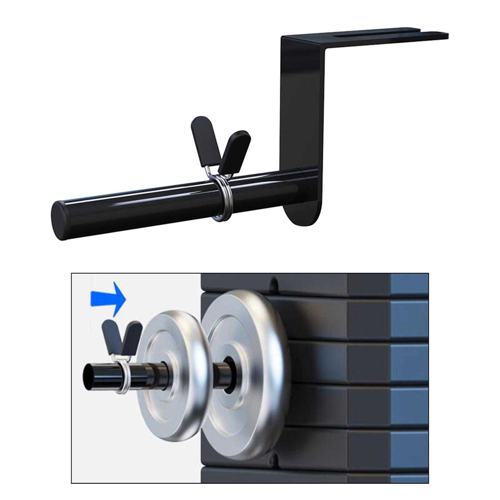 Gym Weight Stack Fitness Equipment Attachment Barbell Plates Rack Add Weight
