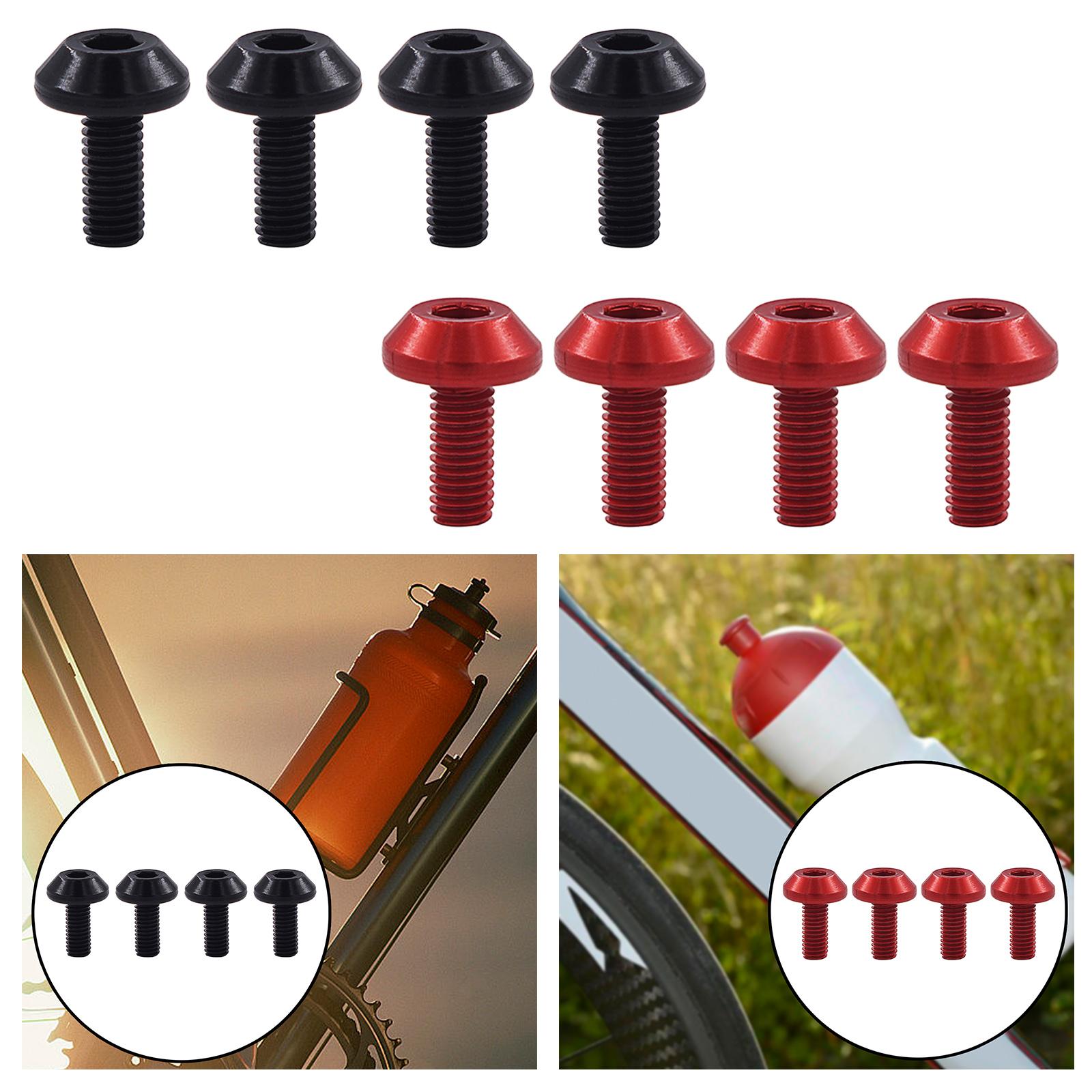 3x4Pcs Water Bottle Cages Screw Bolt Cycling Bike Screw Kettle Holder Screw
