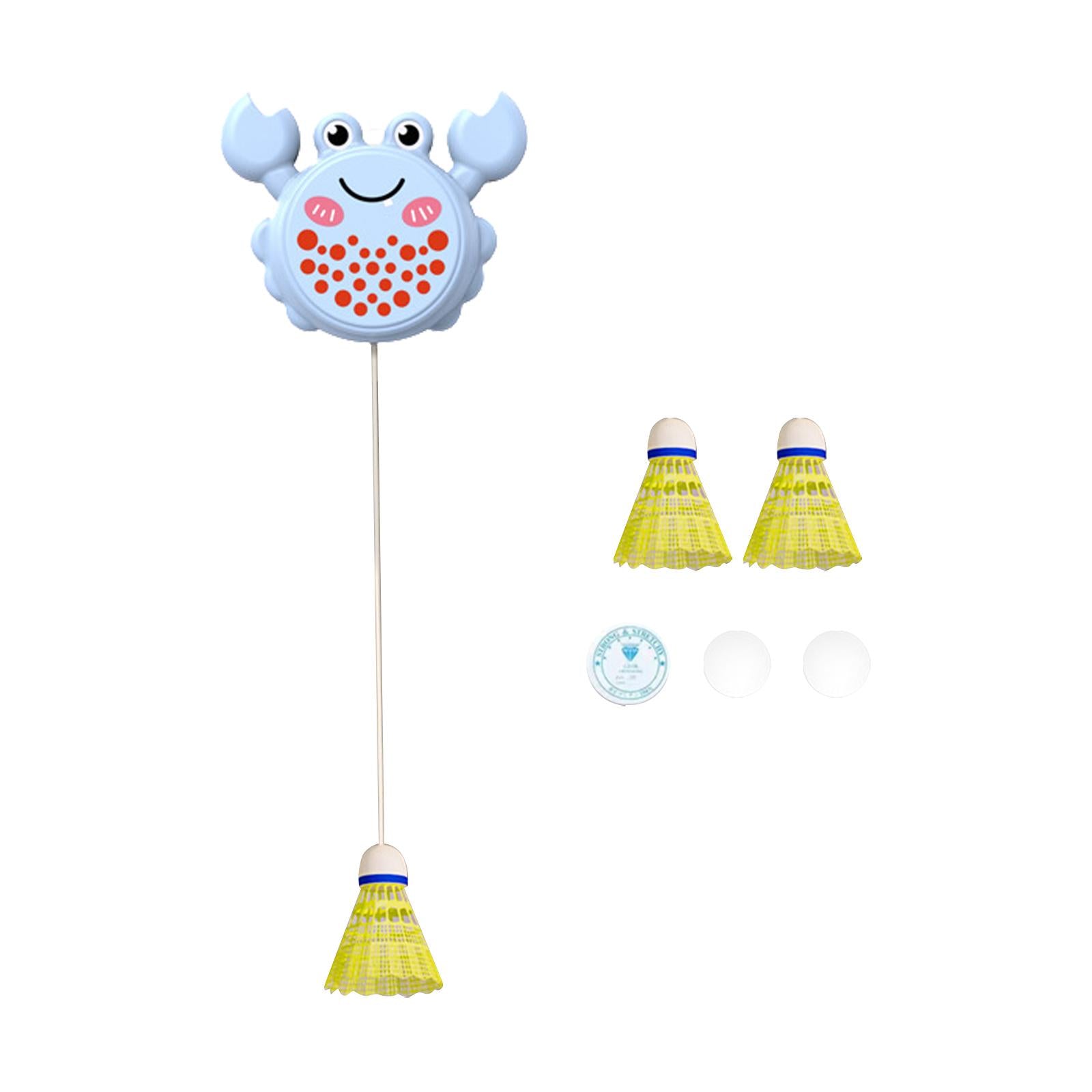 Hanging Badminton Trainer Badminton Training for Game Indoor Playing Workout blue