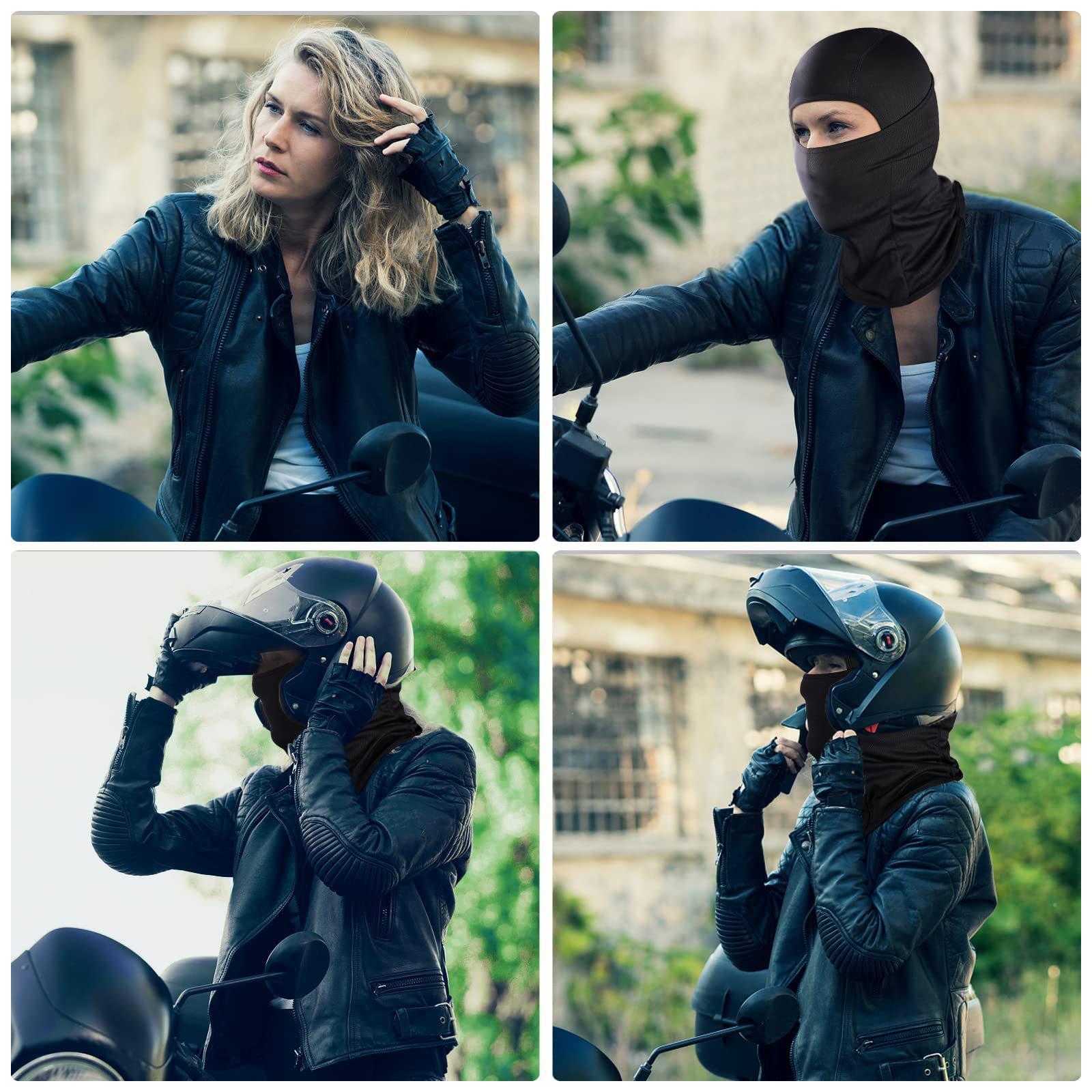 Balaclava Hood Scarf Lightweight Soft Headwear for Skating Winter Motorcycle