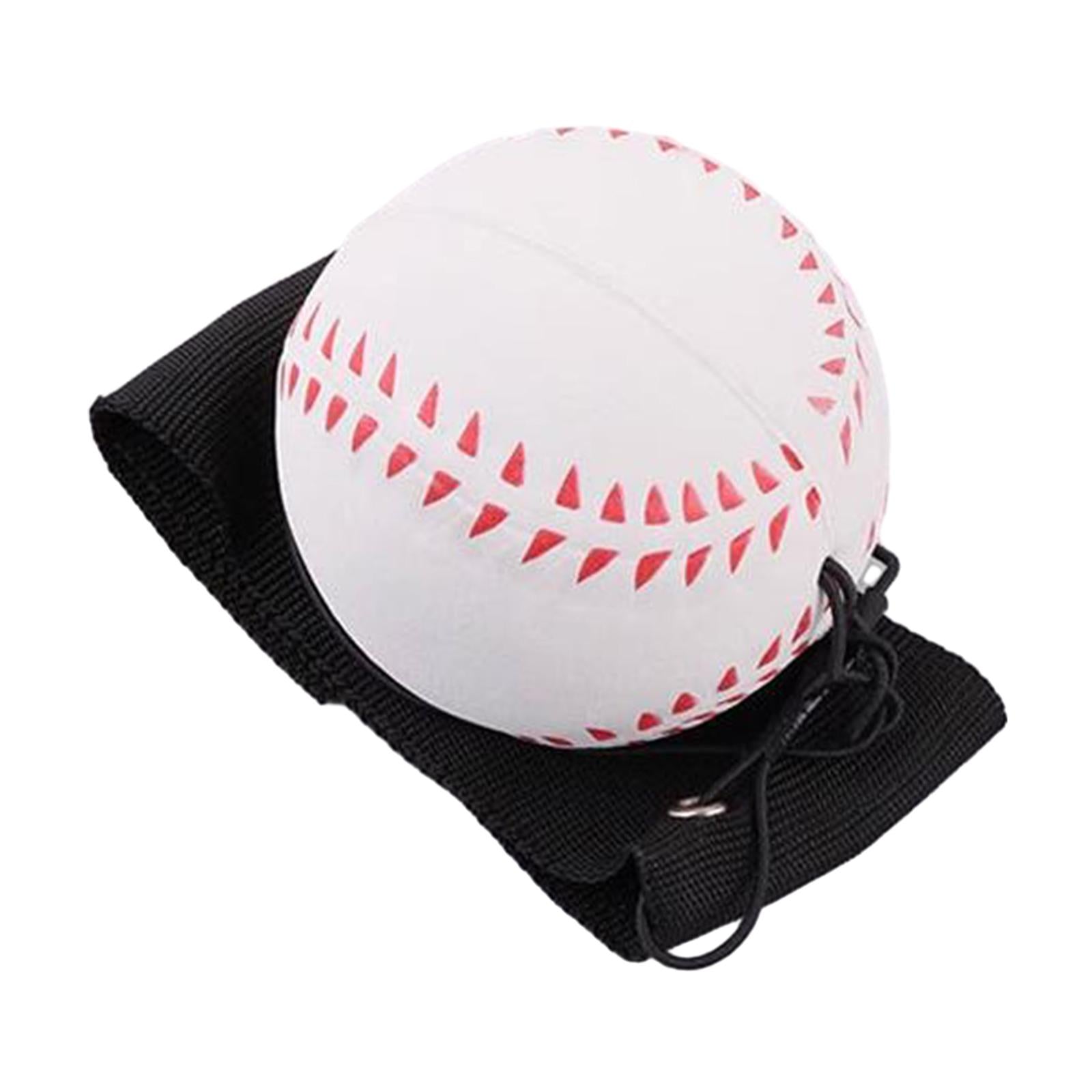 Wrist Return Ball Finger Exercise Sport Toys Portable Wrist Band Rubber Ball Baseball