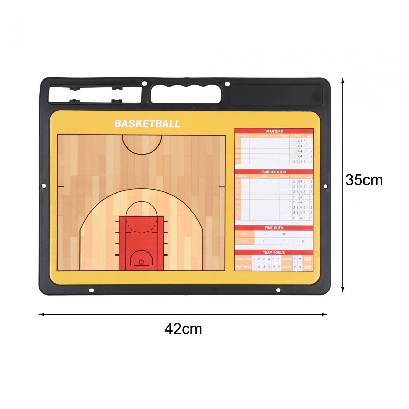 Basketball Coaching Boards Sports Accessory Futsal Strategy Tactic Clipboard