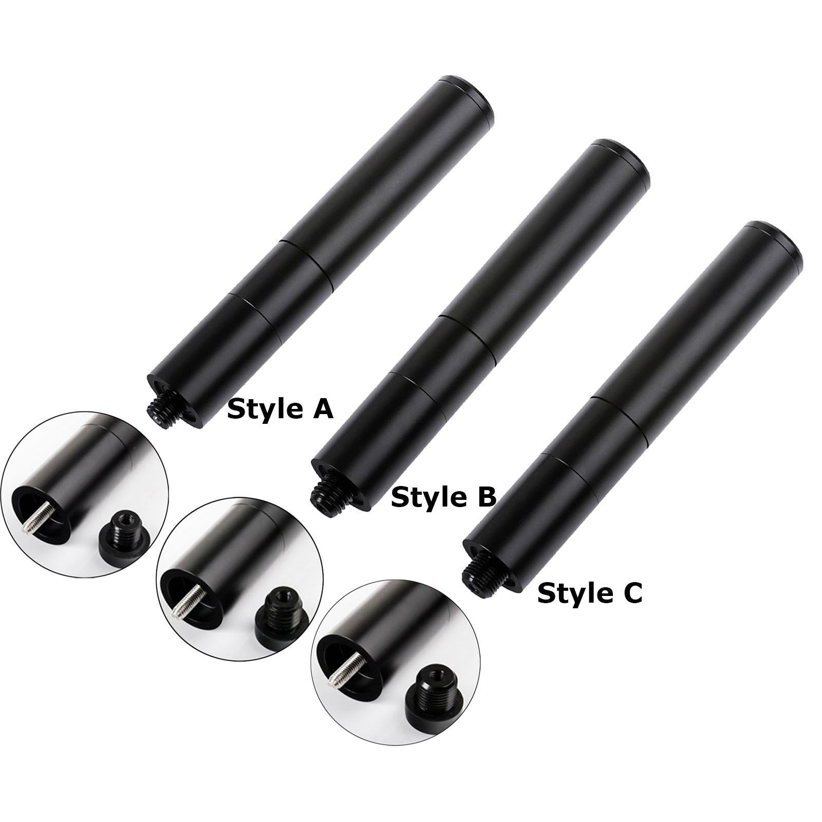 Billiards Pool Cue Extension Metal for Athlete Billiard Cues Billiard Lovers Style A
