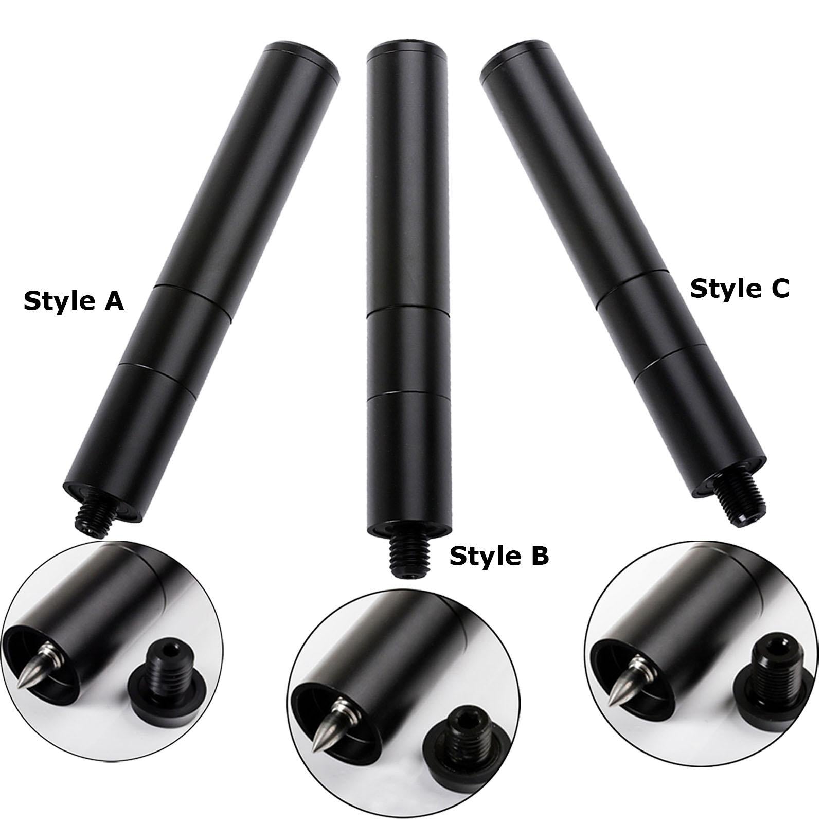 Billiards Pool Cue Extension Black Parts for Athlete Beginners Billiard Cues Style A