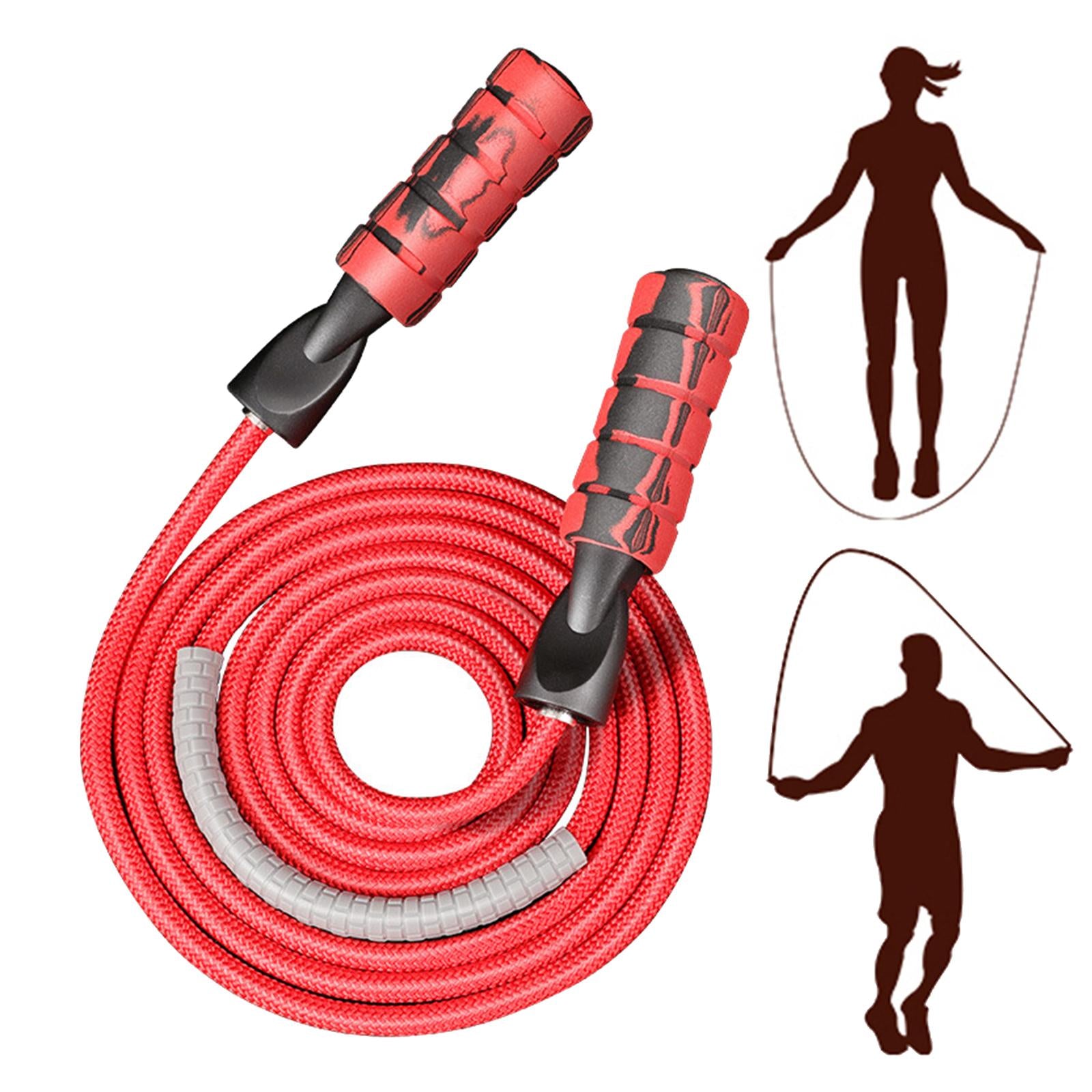 Weighted Jump Rope Skipping Rope for Workout Fitness Training Boys and Girls