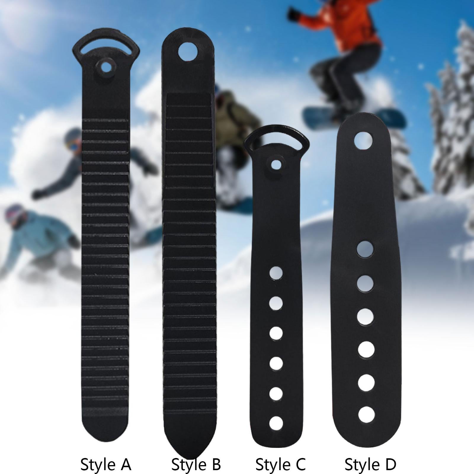Snowboard Ladder Strap Snowboard Binding Ladder Strap for Winter Snow Skiing Style A 16.4cmx1.9cm