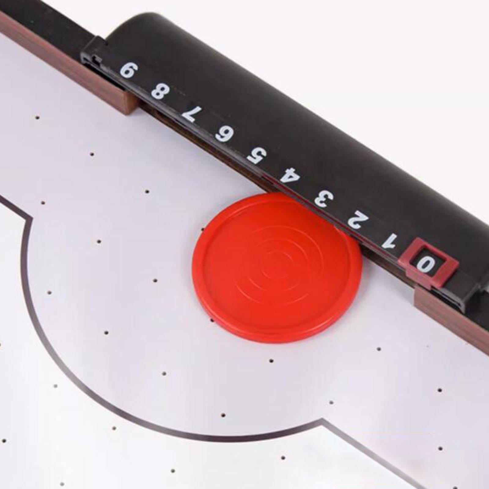 4 Colors Air Hockey Pushers and 8 Pucks 2.5 inch Air Hockey Pucks for Family