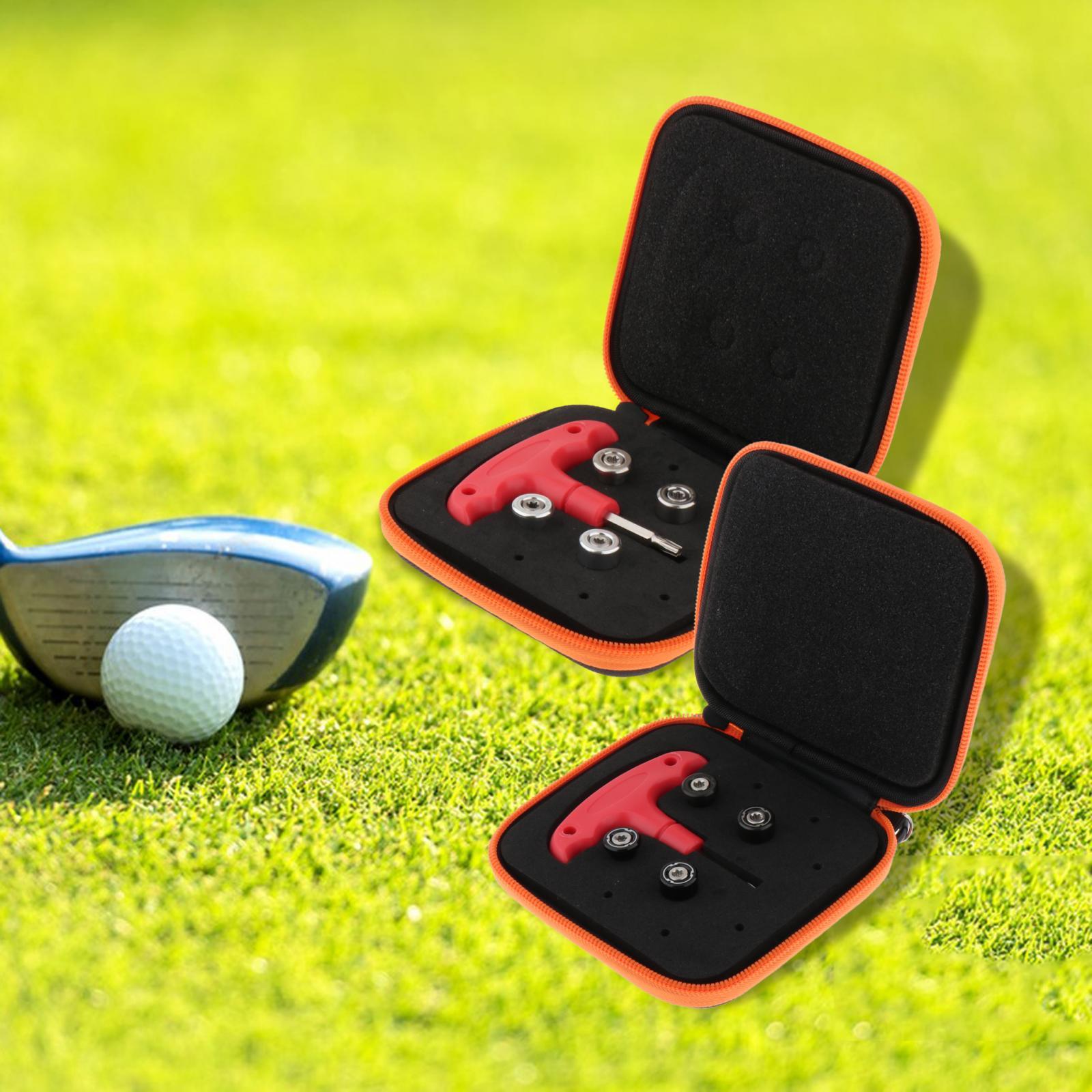 4x Golf Club Weight Bolts with Detachable Tool 4 Sizes Golf Club Weights Set