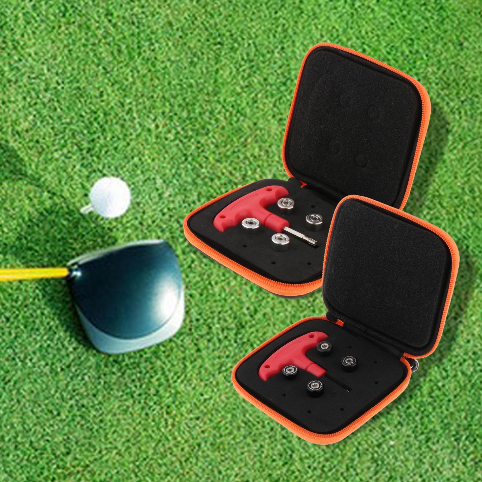 4x Golf Club Weight Bolts with Detachable Tool 4 Sizes Golf Club Weights Set