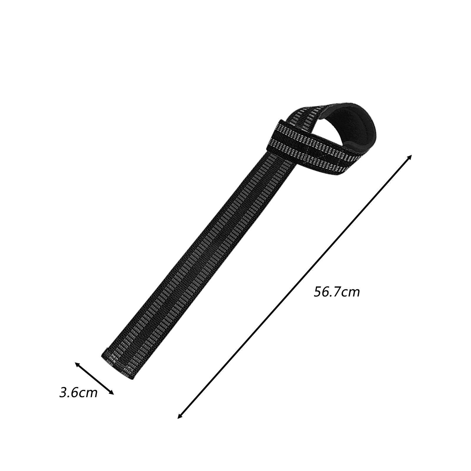 Weight Lifting Strap Weightlifting Wrist Strap for Gym Exercise Powerlifting Black