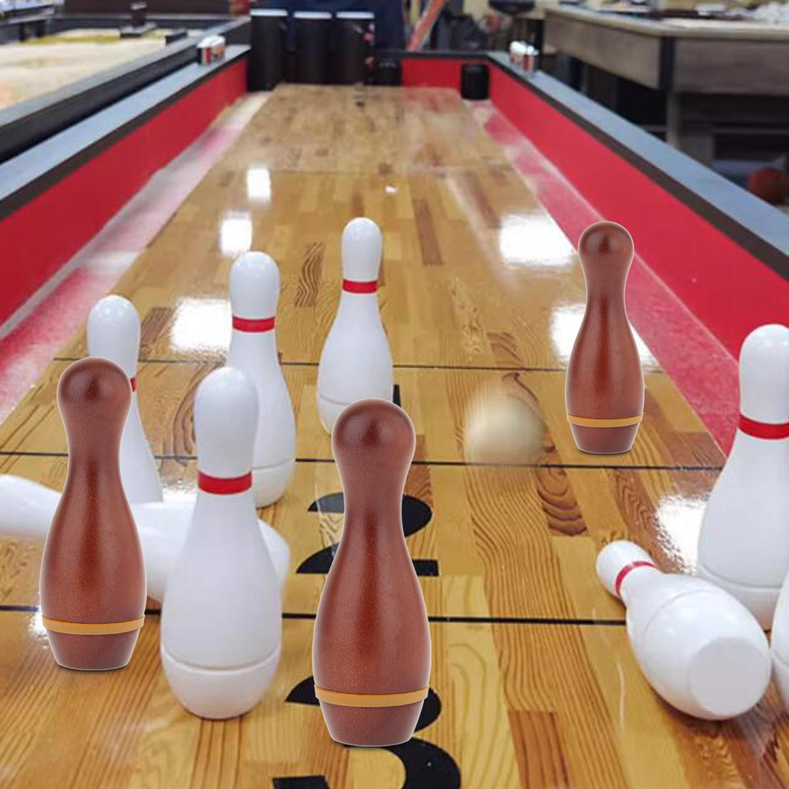 10 Pieces Shuffleboard Bowling Pins Birthday Gifts for Children Sport Garden