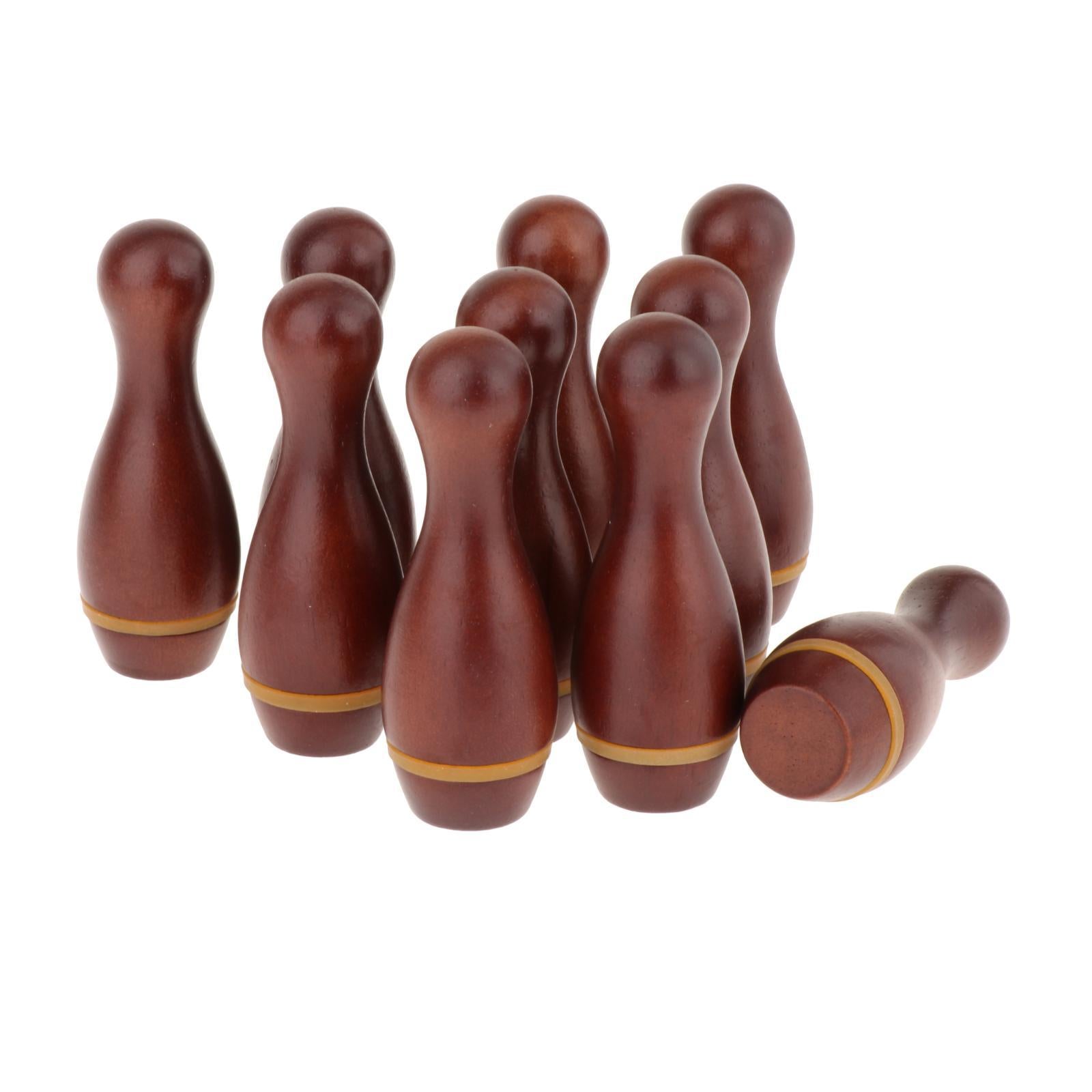 10 Pieces Shuffleboard Bowling Pins Birthday Gifts for Children Sport Garden