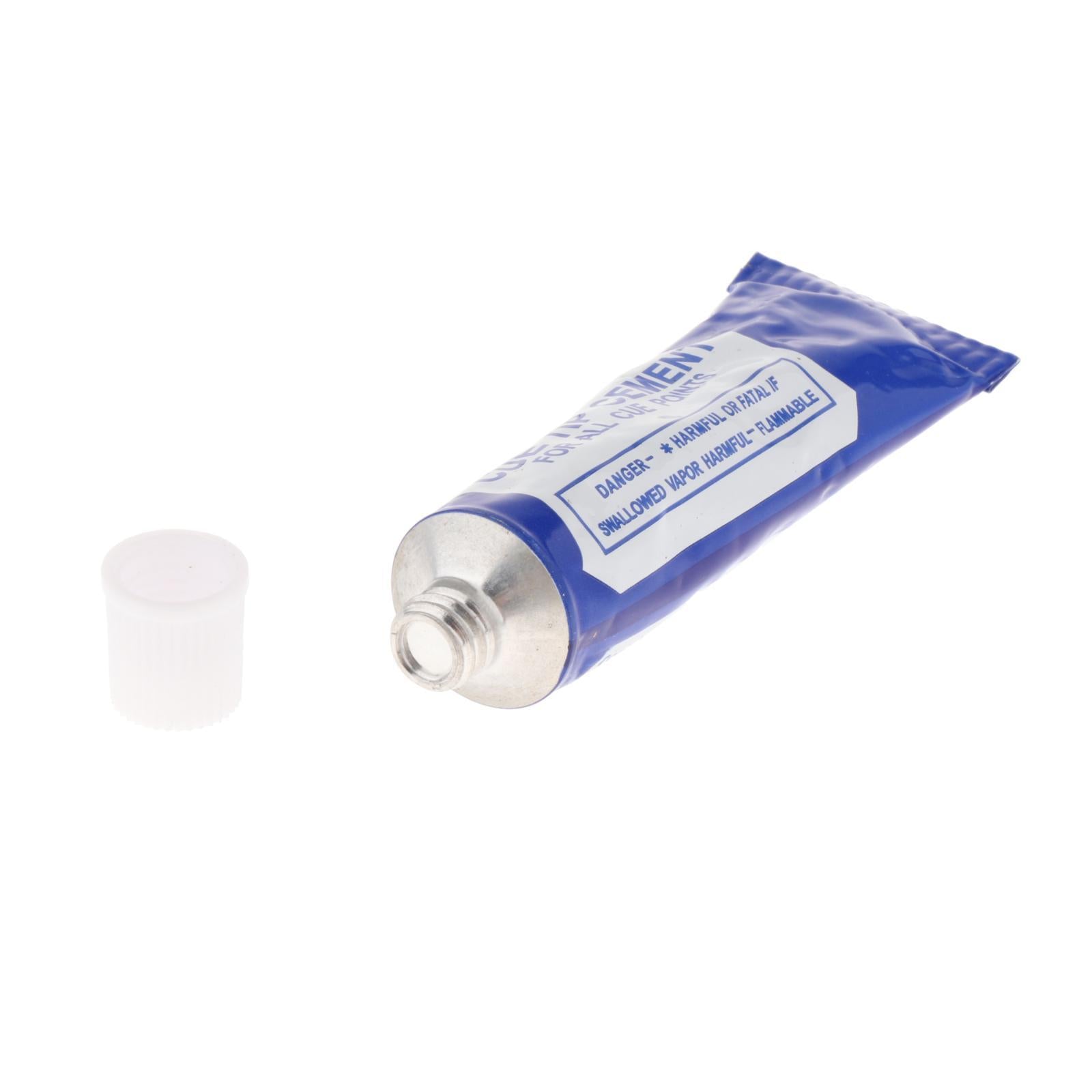 2xGlue for Pool Cue Tips 16g Strong Glue Easy to Apply Snooker Cue Accessories
