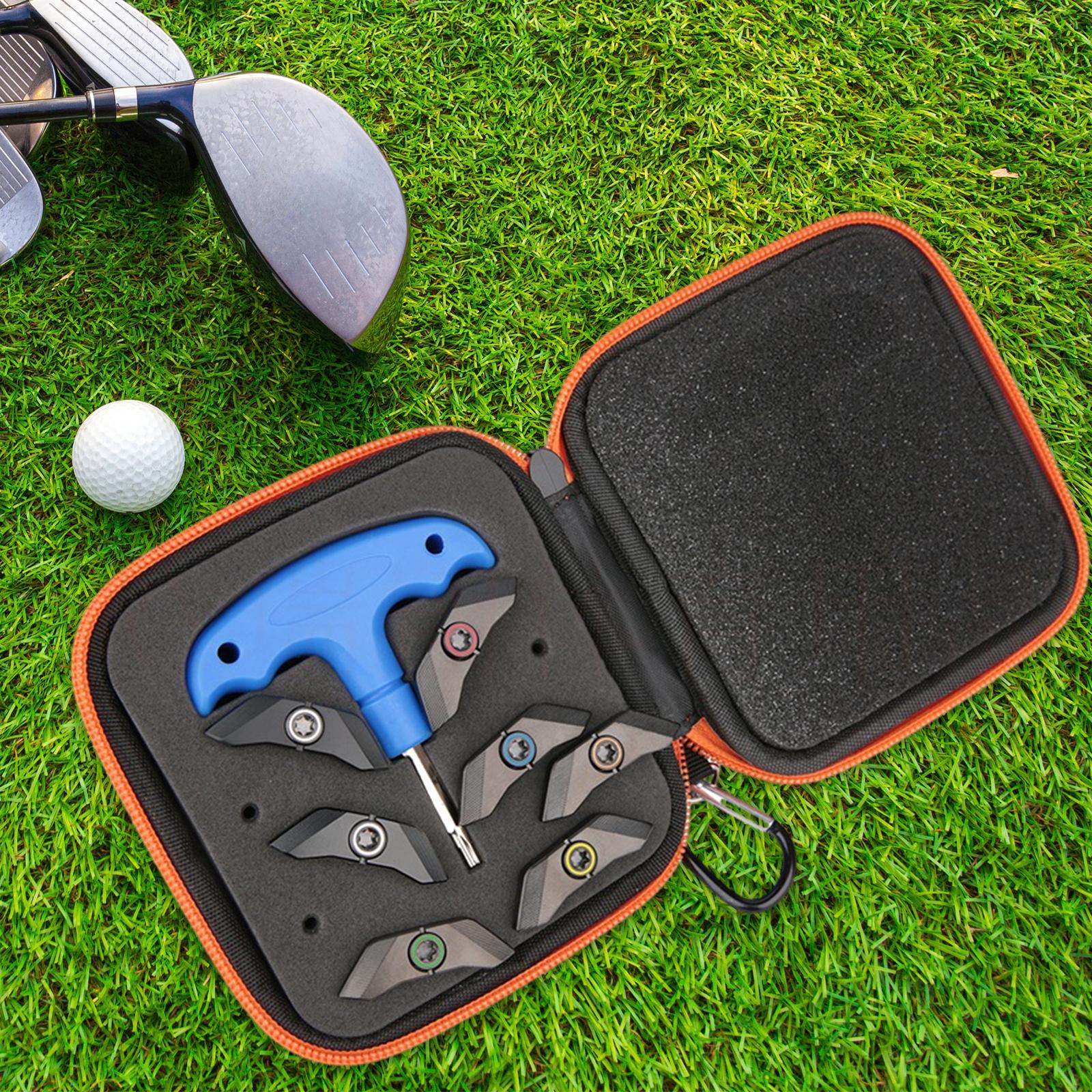 7Pcs Golf Club Weights Stainless Steel 7 Different Sizes Driver Fairway Wood