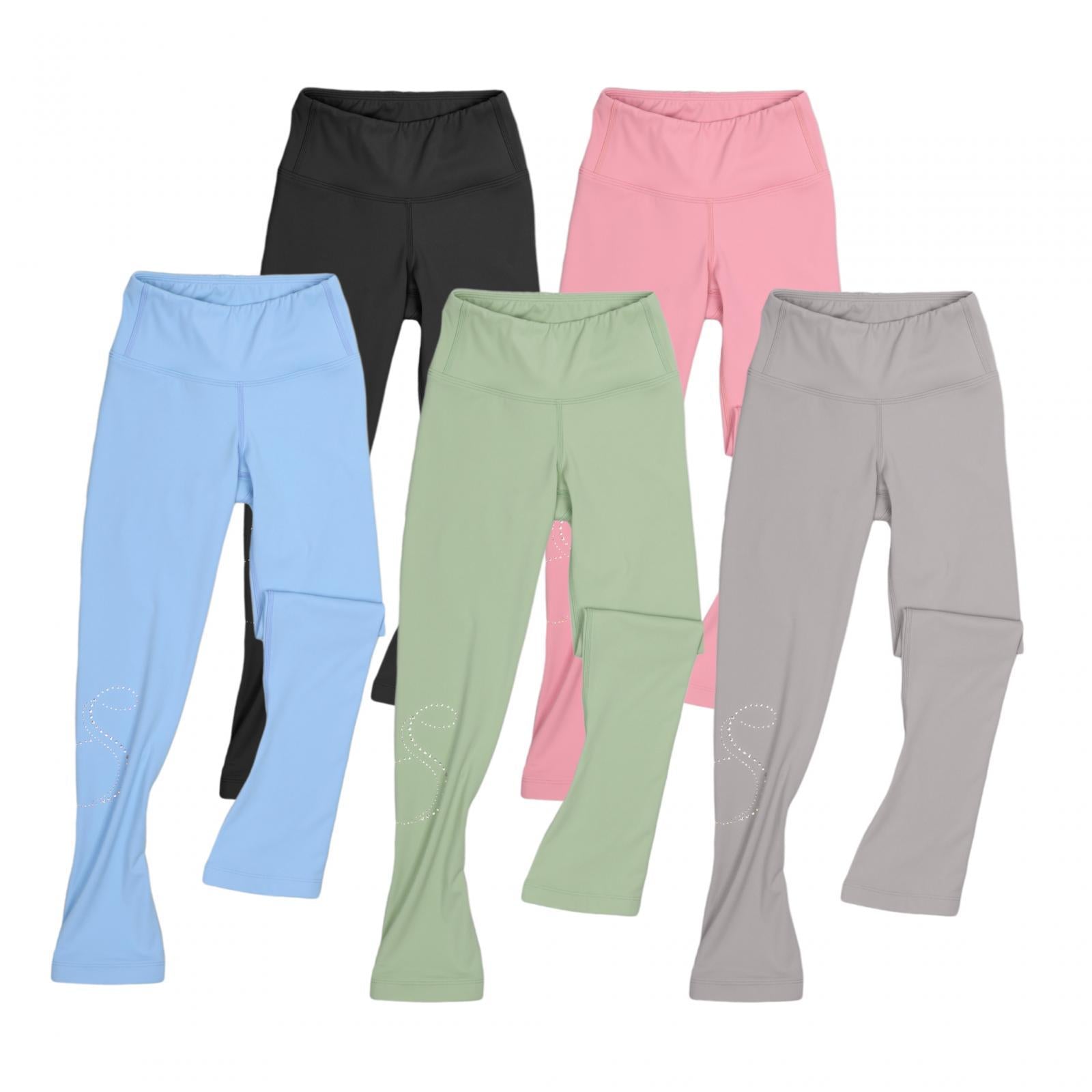 Ice Skating Pants for Girls Fleece Ice Skating Practice Pants Training Wear XXXS Black