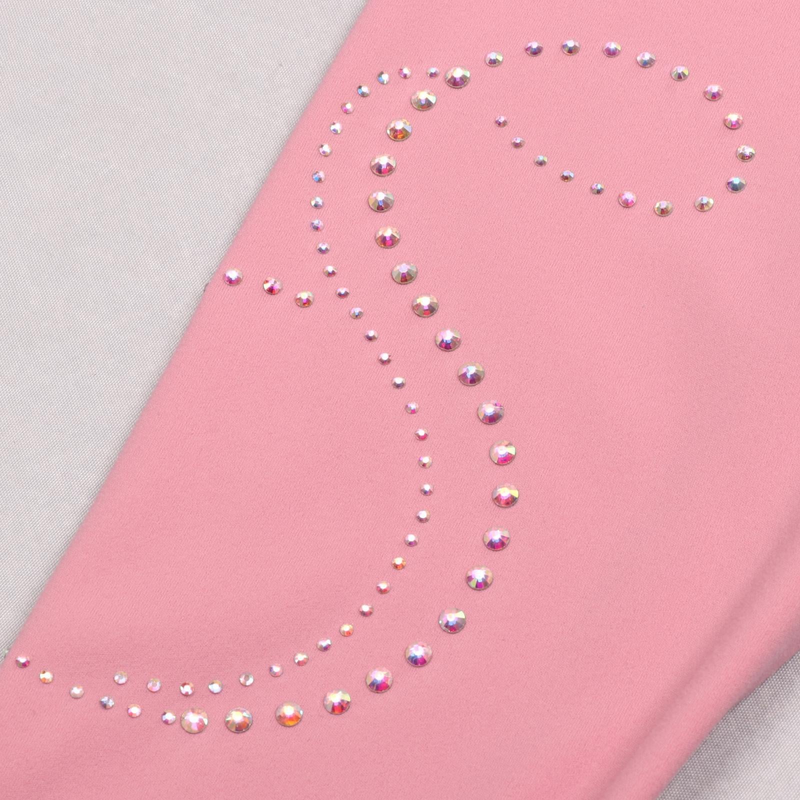 Ice Skating Pants for Girls Fleece Ice Skating Practice Pants Training Wear XS Pink