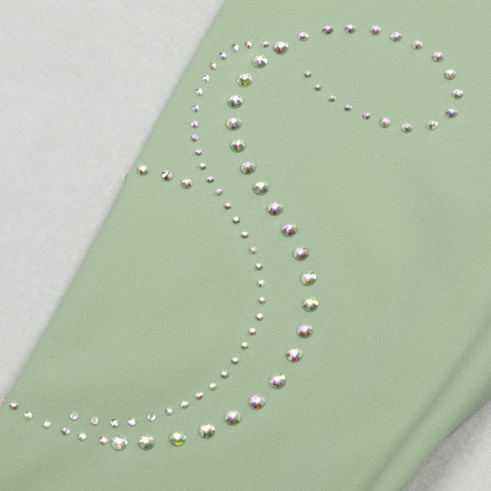 Ice Skating Pants for Girls Fleece Ice Skating Practice Pants Training Wear XXXS Green