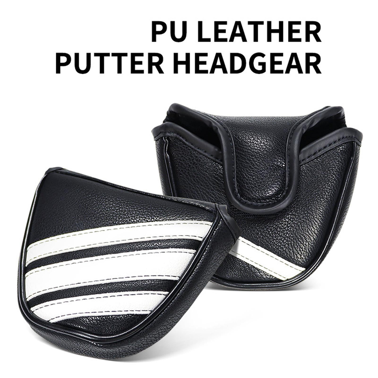 Golf Club Cover Golf Club Head Cover PU Leather Funny Golf Putter Head Cover