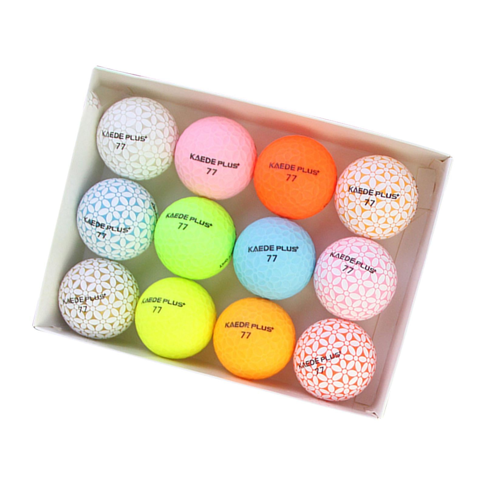 Golf Balls Kids Golf Practice Balls for Play or Practice Yard Indoor Outdoor 12pcs