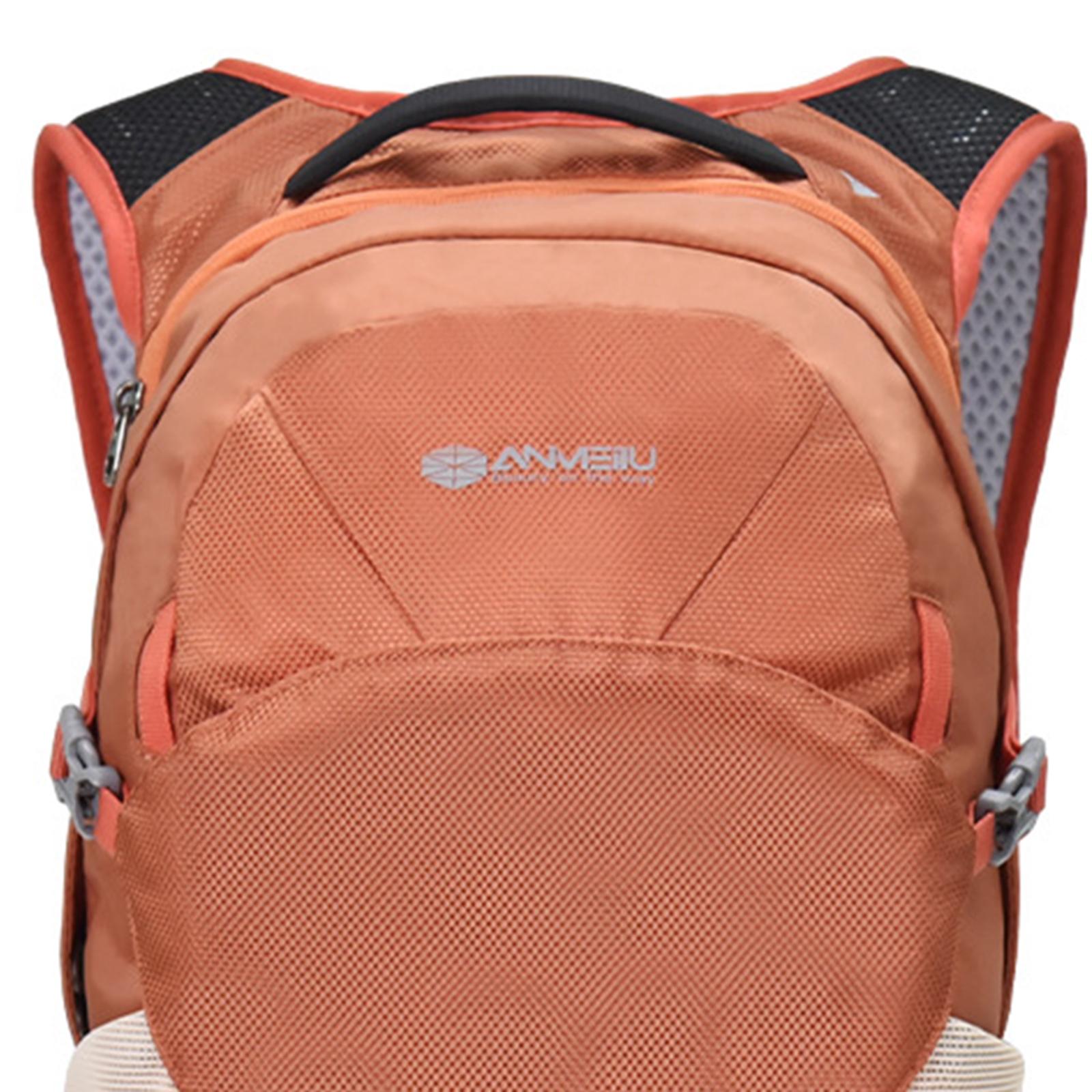 18L Hydration Backpack Rucksack Water Storage Bag for Camping Hiking Cycling Brick Red