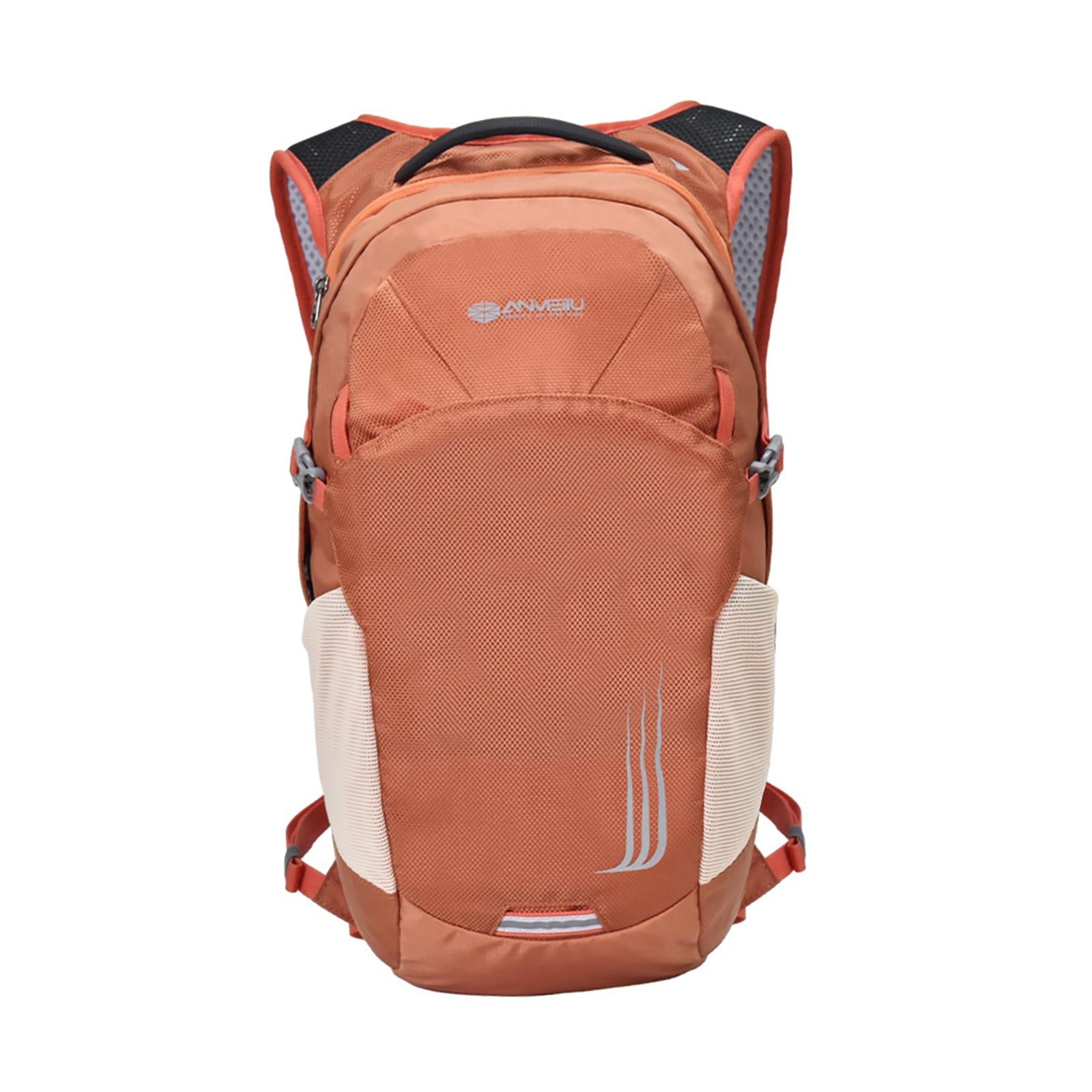 18L Hydration Backpack Rucksack Water Storage Bag for Camping Hiking Cycling Brick Red