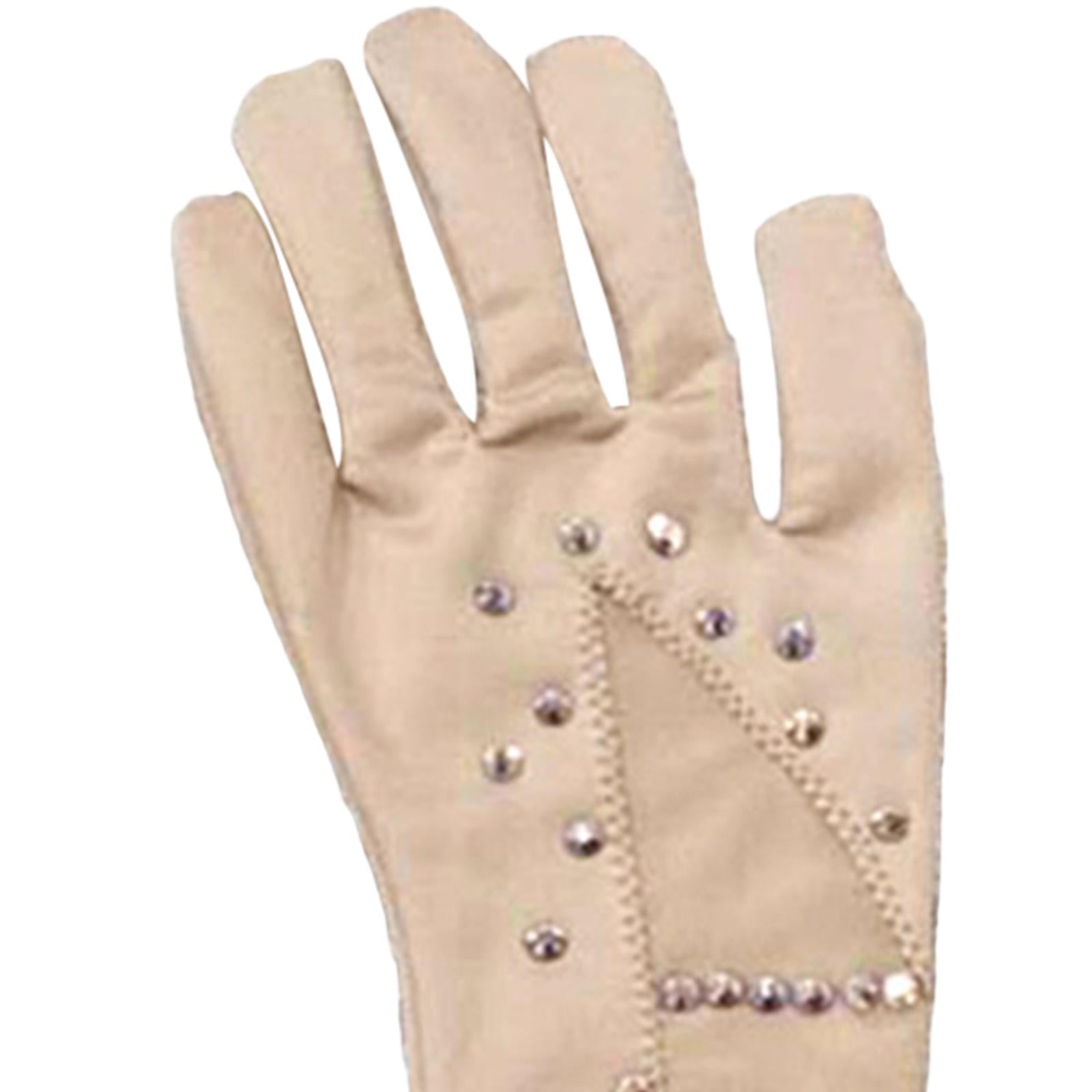 Ice Skating Gloves Figure Skating Gloves for Ice Figure Skating Competition M