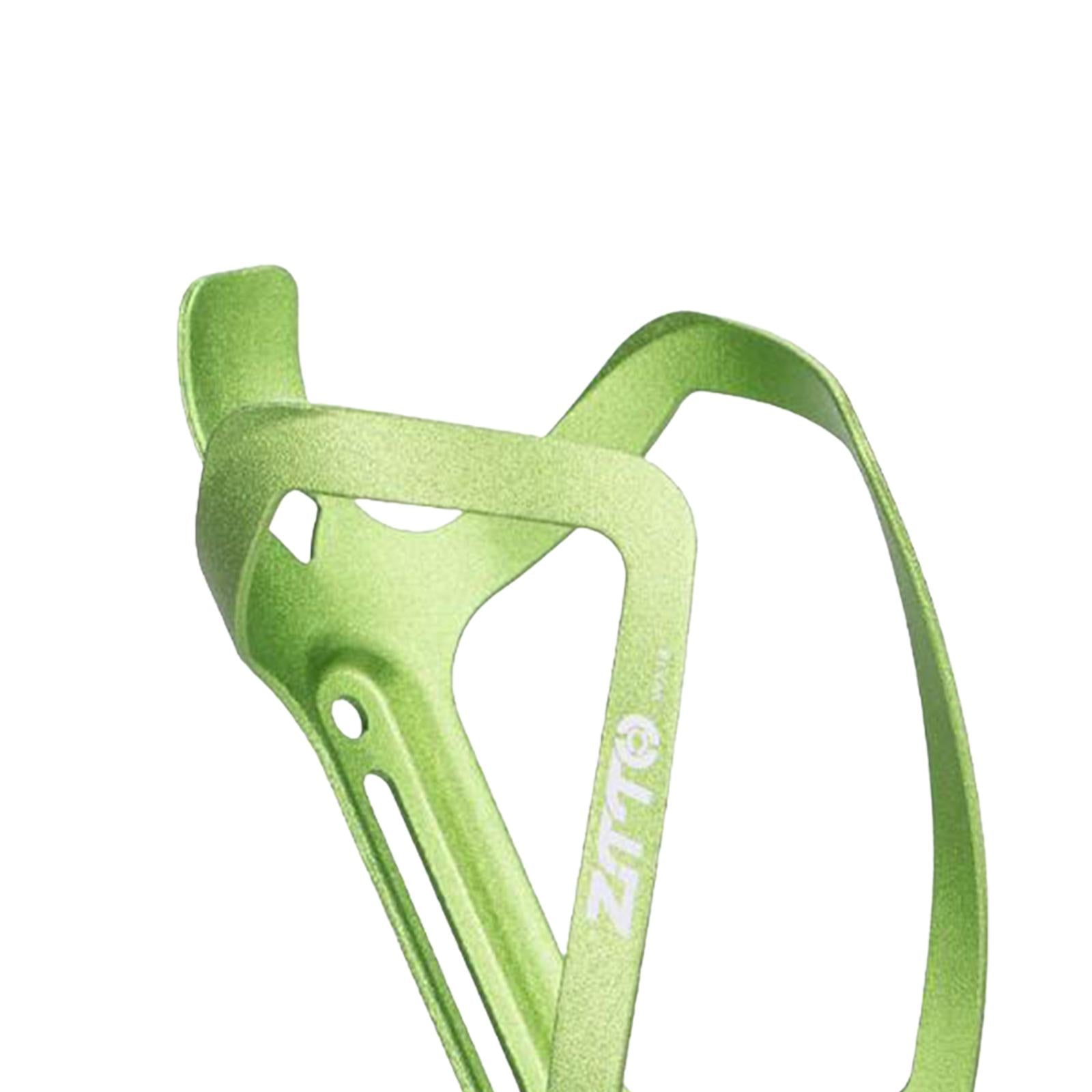 Mountain Bike Water Bottle Cage with Drink Bottle Sturdy Green