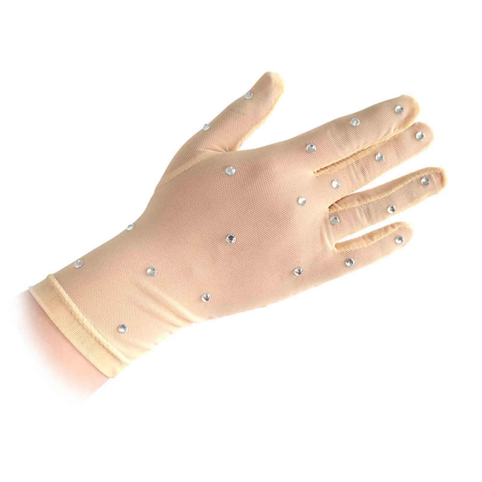 Ice Skating Gloves Skate Gloves for Stage Performance Dance Show Competition XS