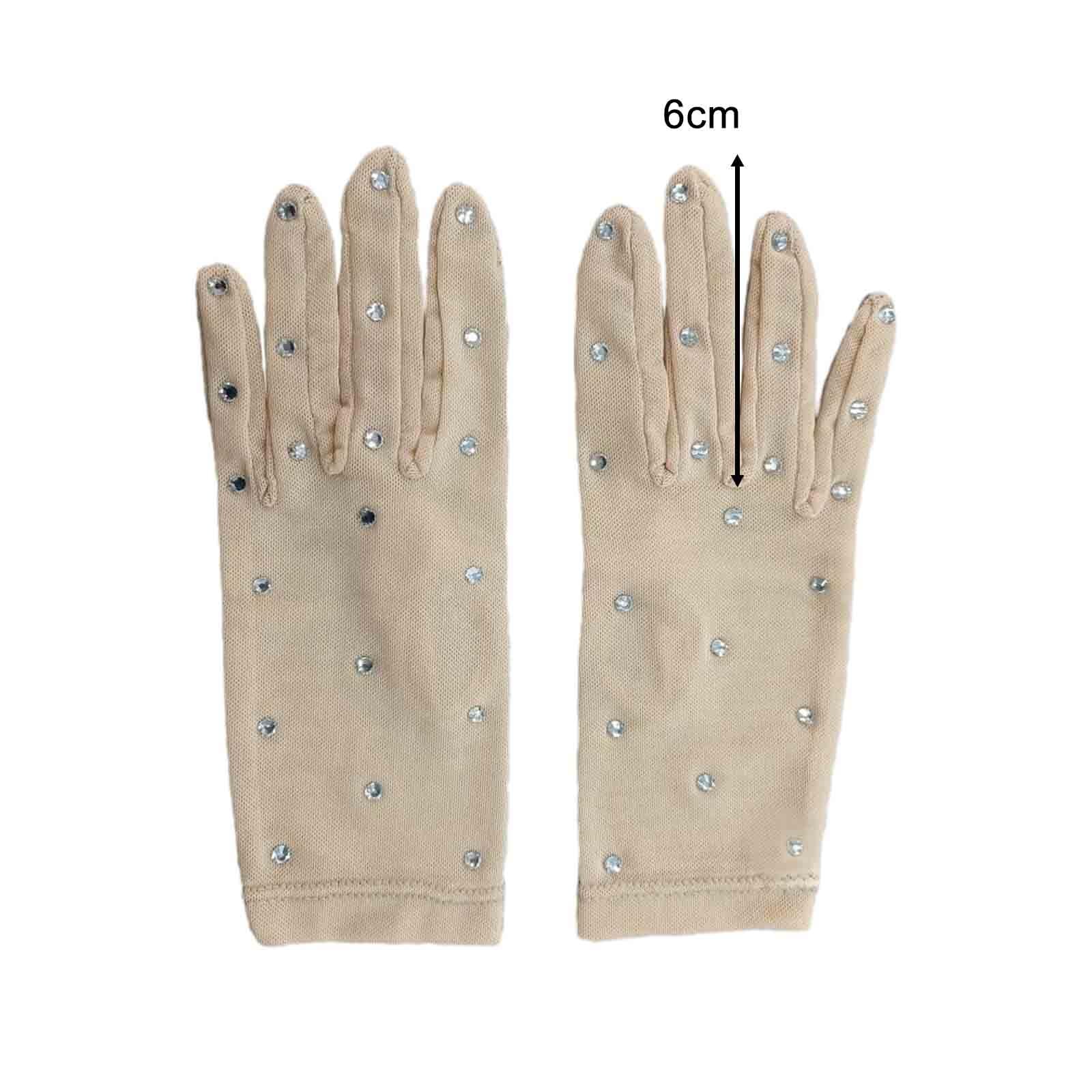 Ice Skating Gloves Skate Gloves for Stage Performance Dance Show Competition S