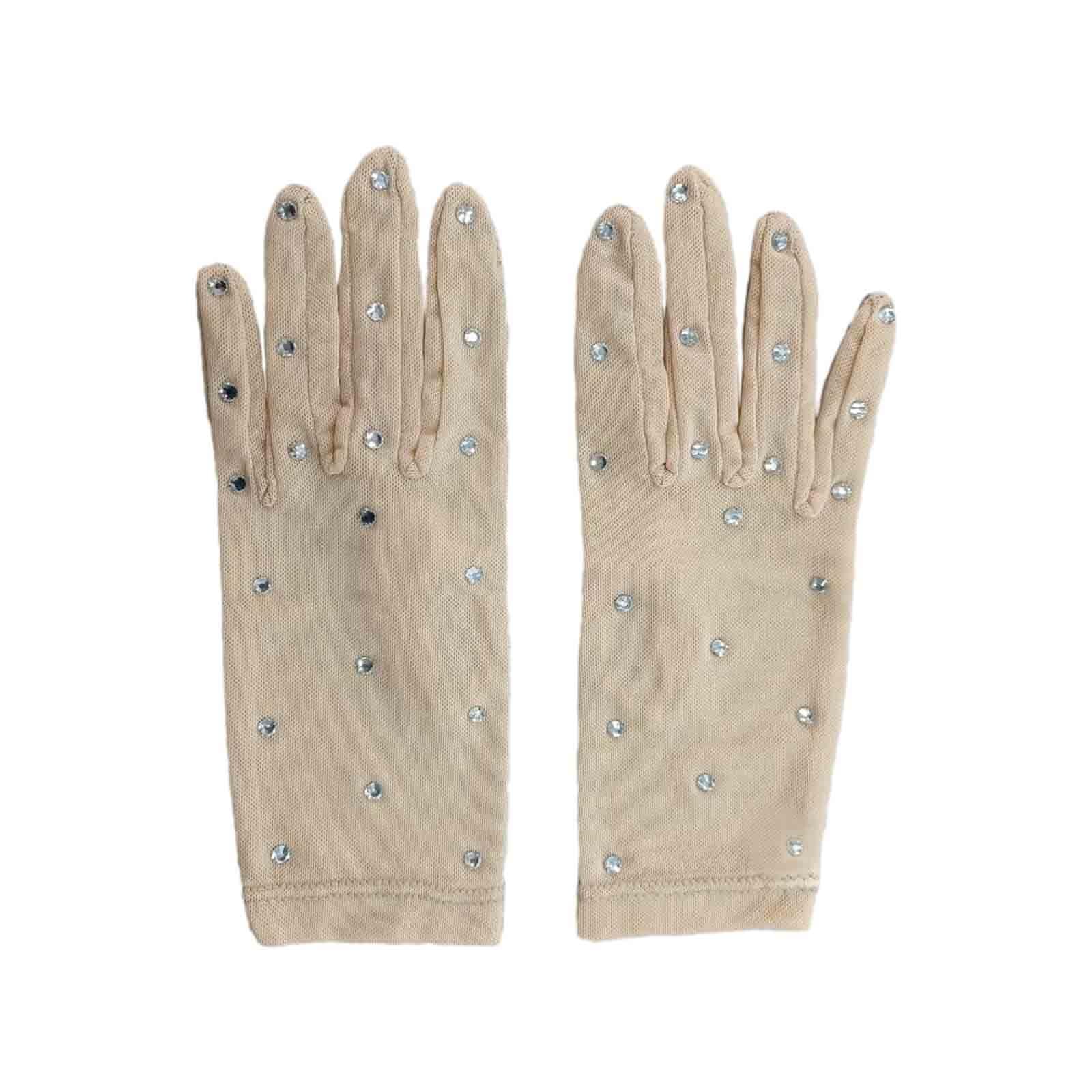 Ice Skating Gloves Skate Gloves for Stage Performance Dance Show Competition XL