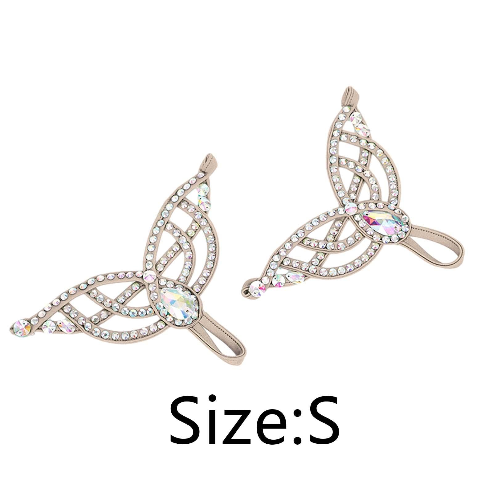 Figure Skating Bracelet Unique Performance Decoration for Show Outdoor Dance Khaki S