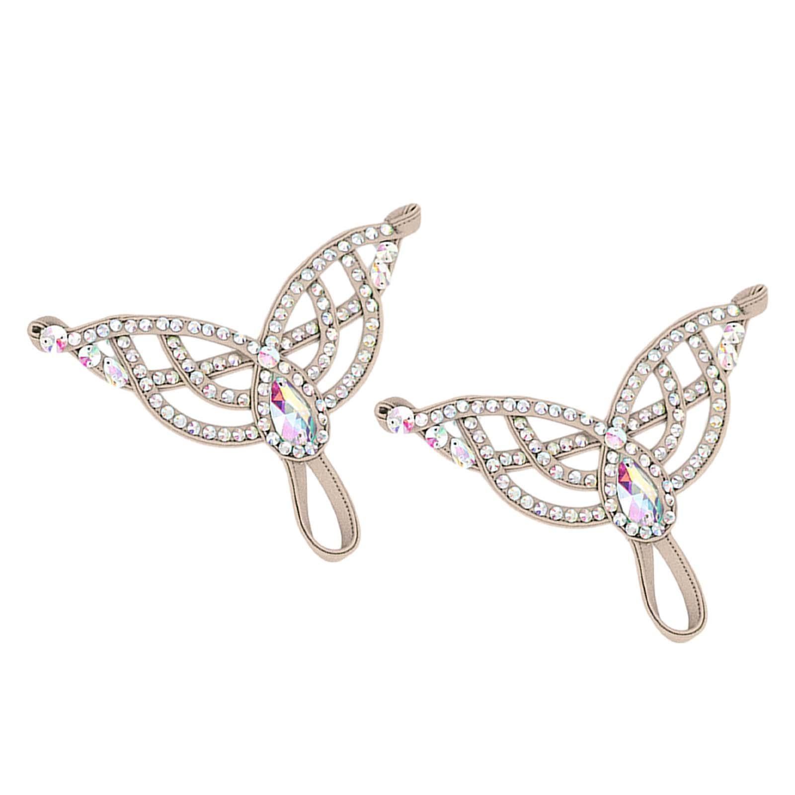 Figure Skating Bracelet Unique Performance Decoration for Show Outdoor Dance Khaki XL