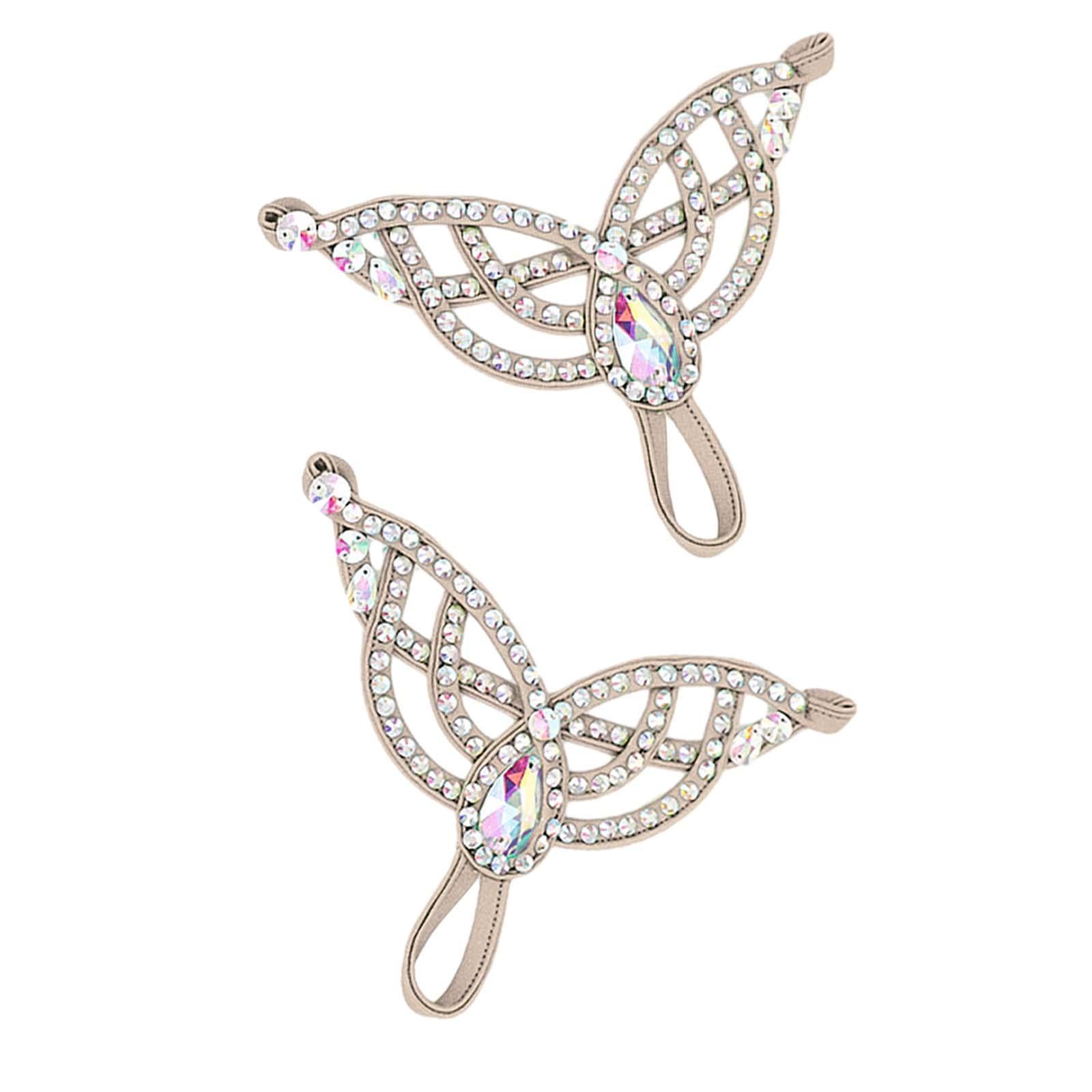 Figure Skating Bracelet Unique Performance Decoration for Show Outdoor Dance Khaki XL