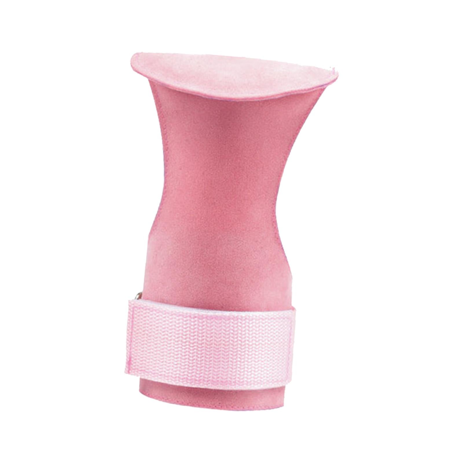 Weight Lifting Straps Hand Grips for Cross Training Weightlifting Gymnastics Pink Right Hand