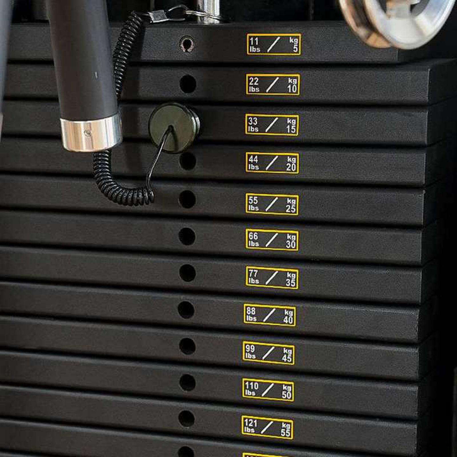 Weight Stack Labels Weight Stickers for Workout Indoor Gym Strength Training