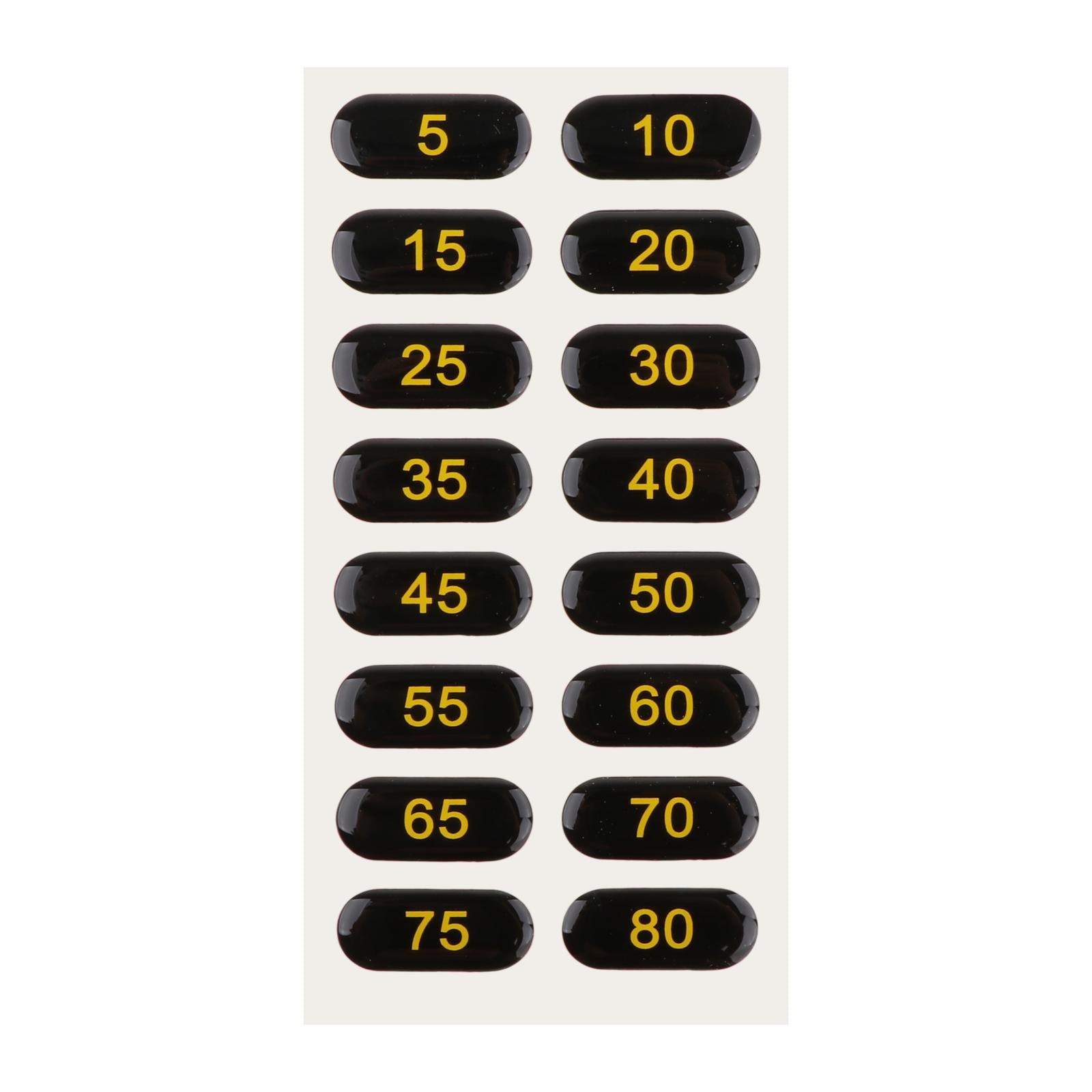 Weight Stack Labels Number Stickers for Fitness Equipment Gym Sporting Goods