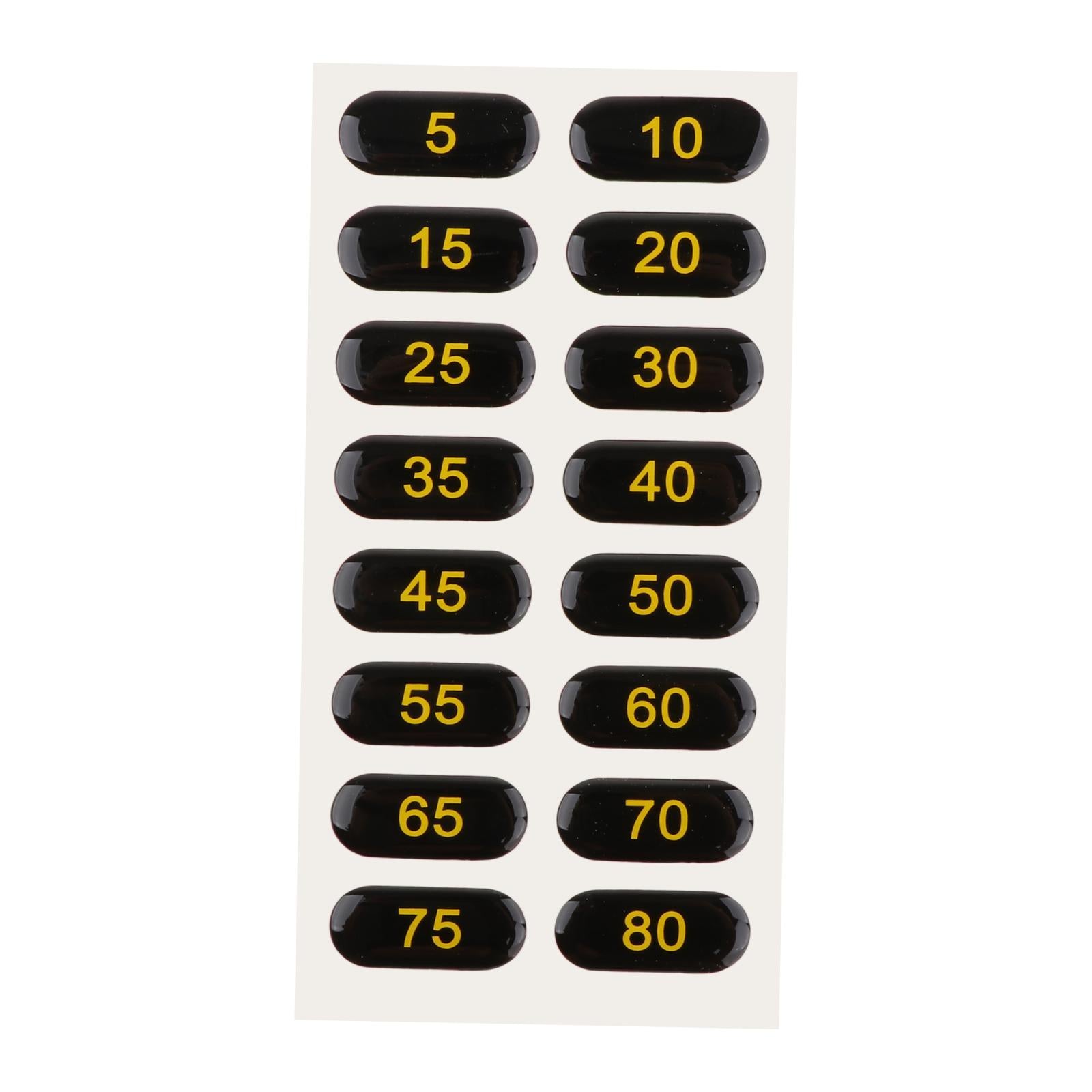 Weight Stack Labels Number Stickers for Fitness Equipment Gym Sporting Goods