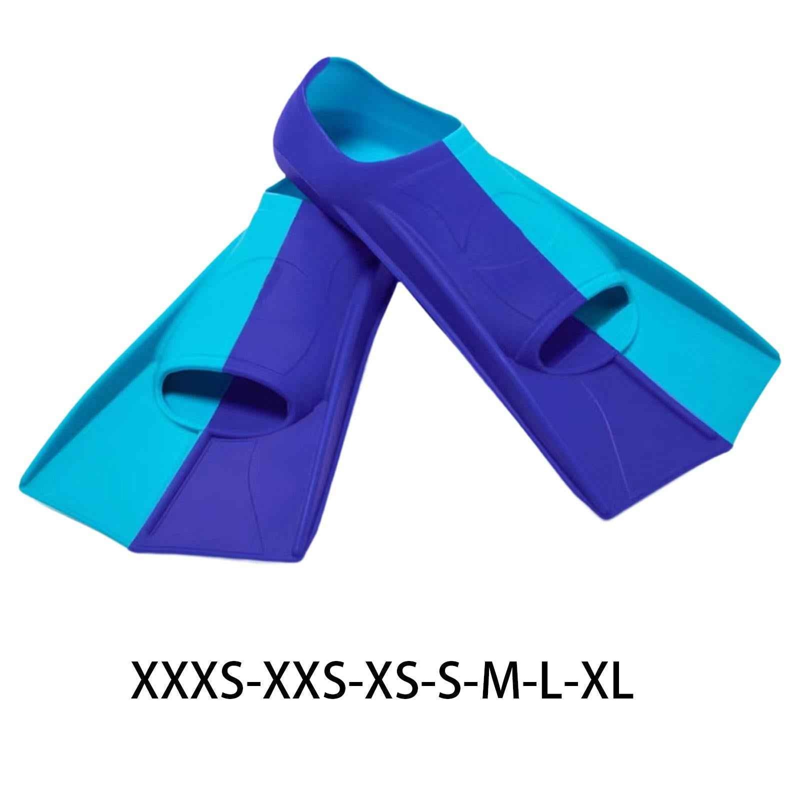 Snorkel Fins Traveling Portable Diving Fins for Beginners Kids Professionals XXXS