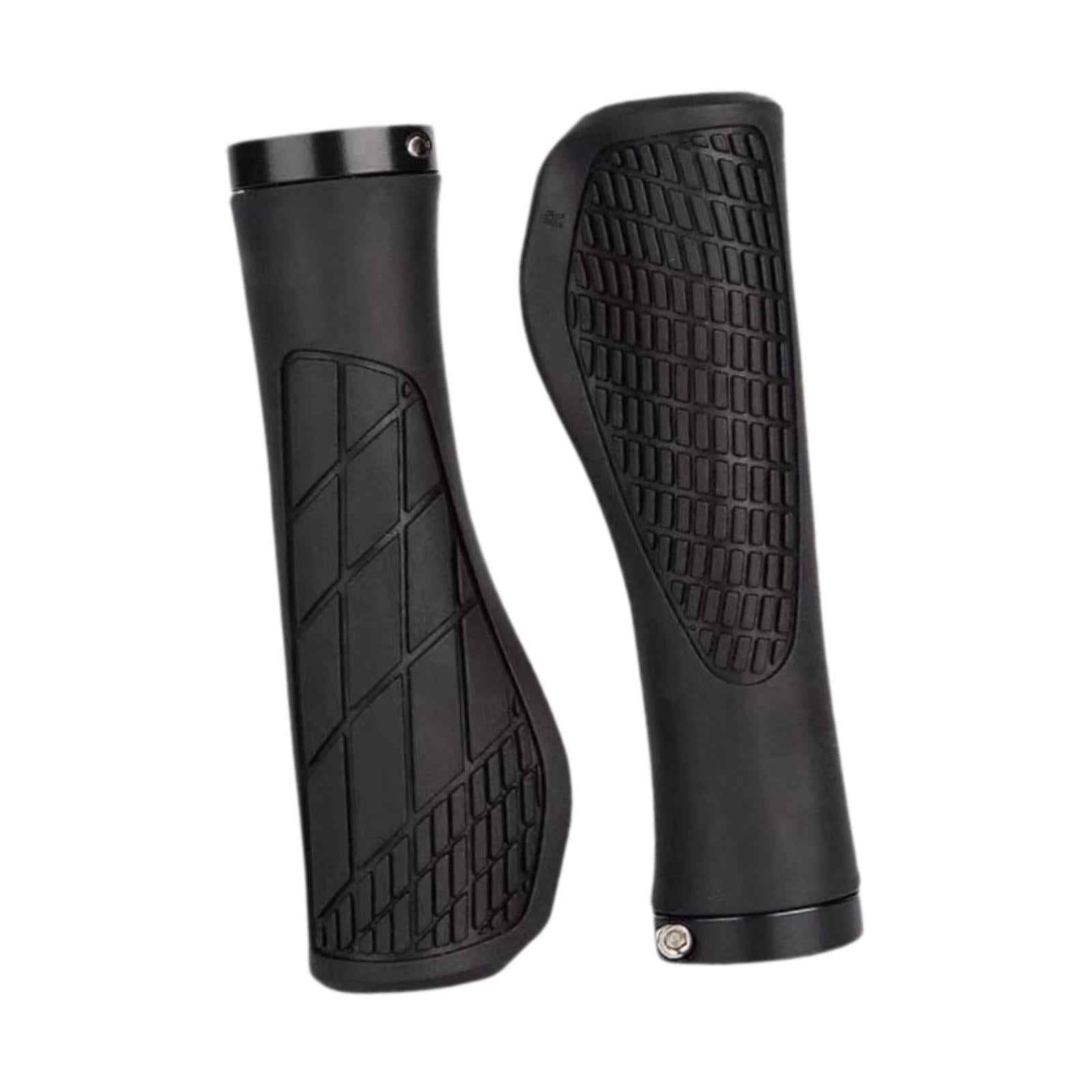 2x Bike Handlebar Grips Comfortable Bike Grips for Mountain Bikes BMX Sports Black