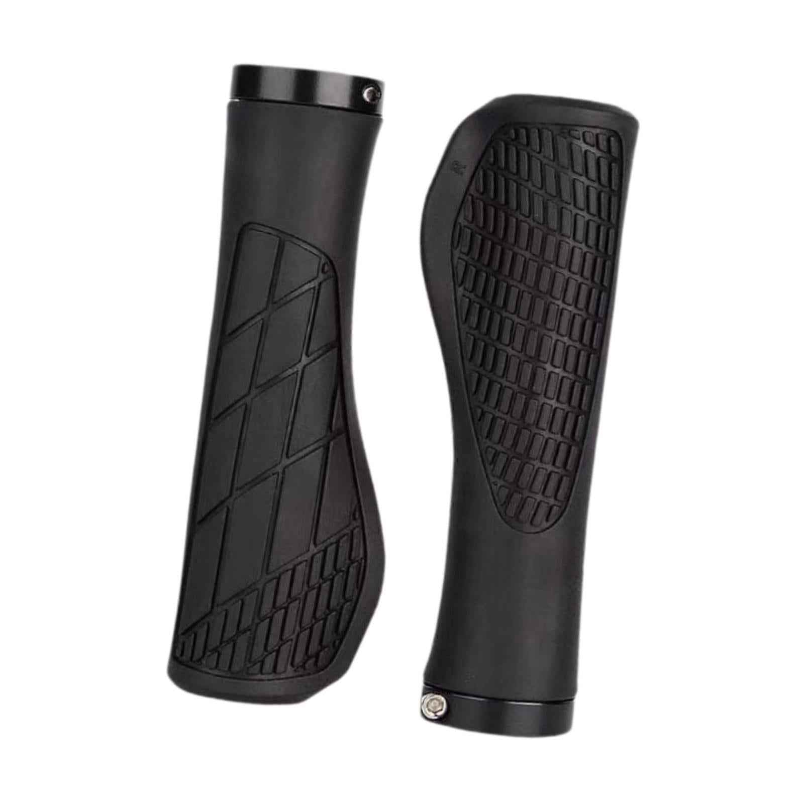 2x Bike Handlebar Grips Comfortable Bike Grips for Mountain Bikes BMX Sports Black