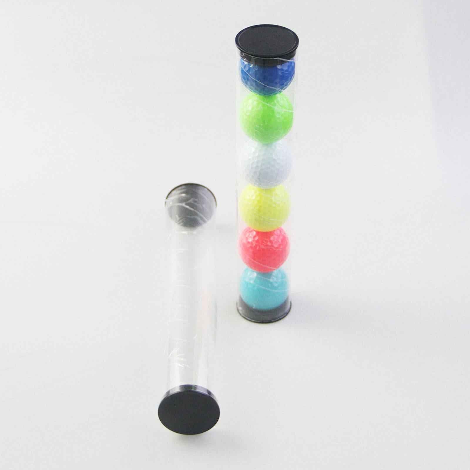 Golf Ball Tube Barrel Clear Containers Anti Scratch Cylinder Tube Golfs Case