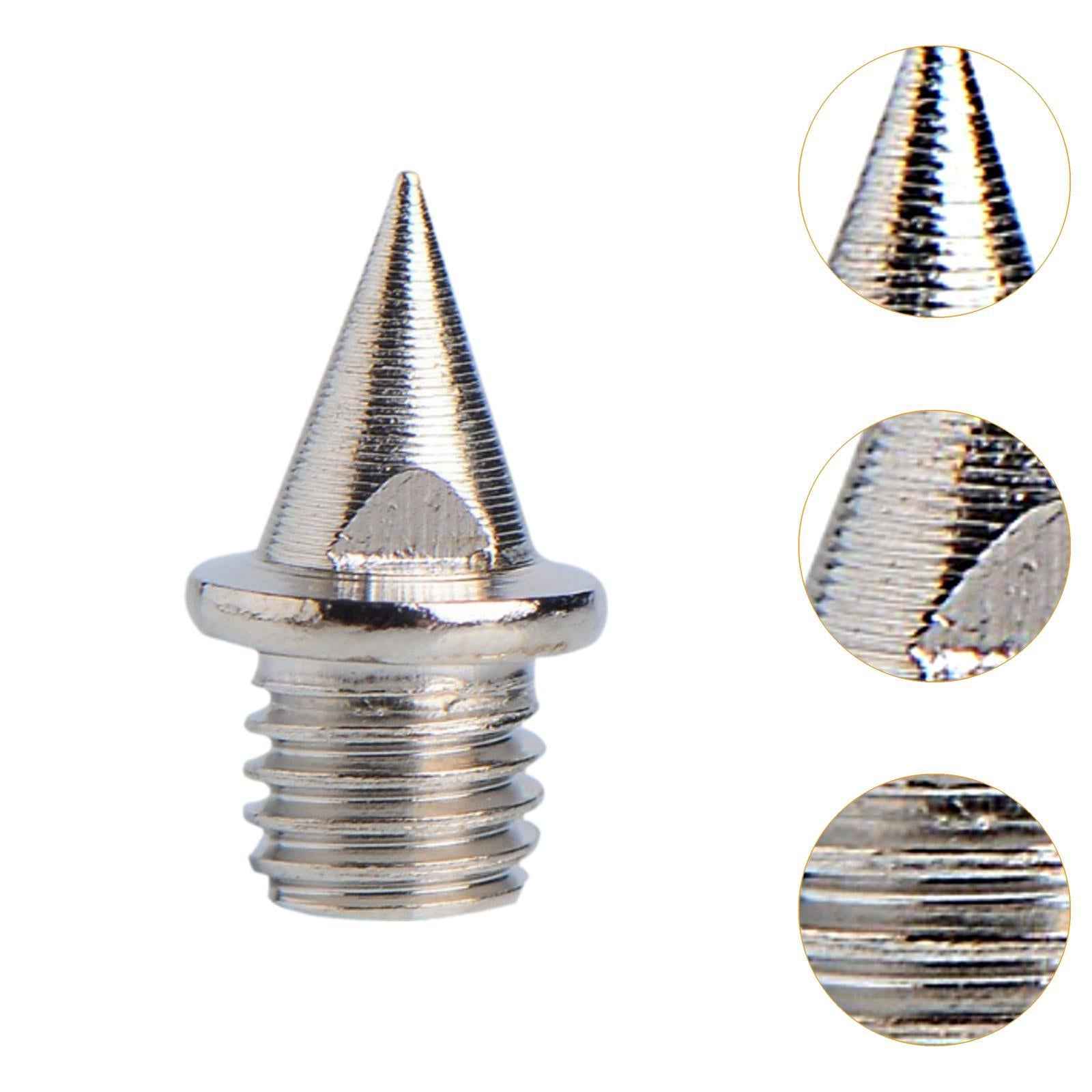 16 Pieces Replacement Spikes for Track Shoes 7 mm for Short Distance Running Silver Sharp Nails
