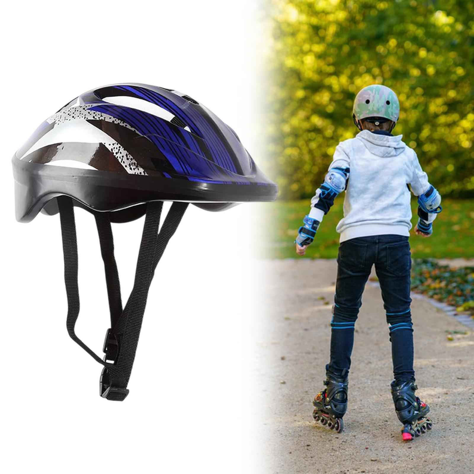 Kids Bike Helmet Skating Helmet for Skateboarding Outdoor Sports Bike Riding Blue