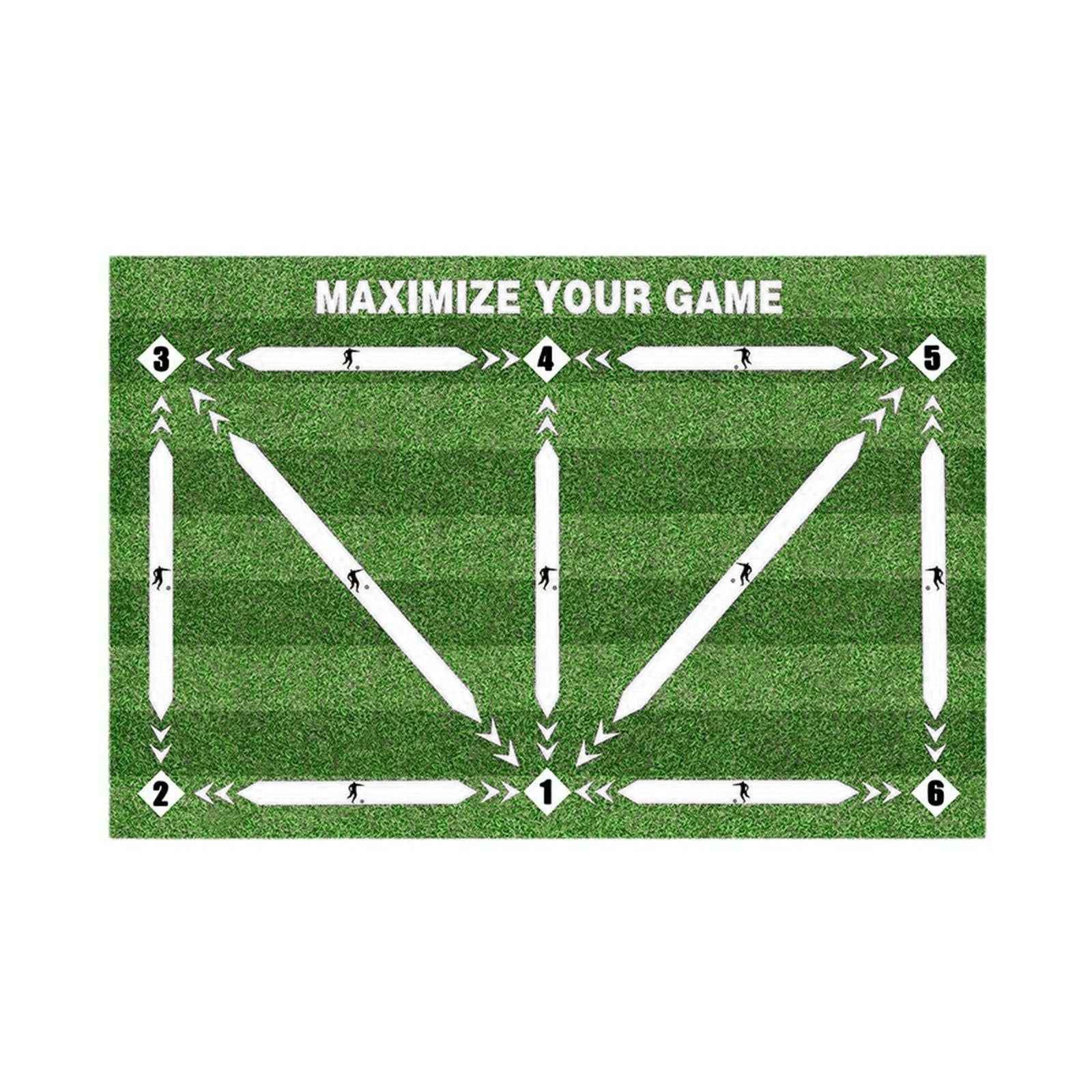 Football Training Mat Child Shock Dribble Silent Starter Soccer Training Mat 40 cmx60 cm