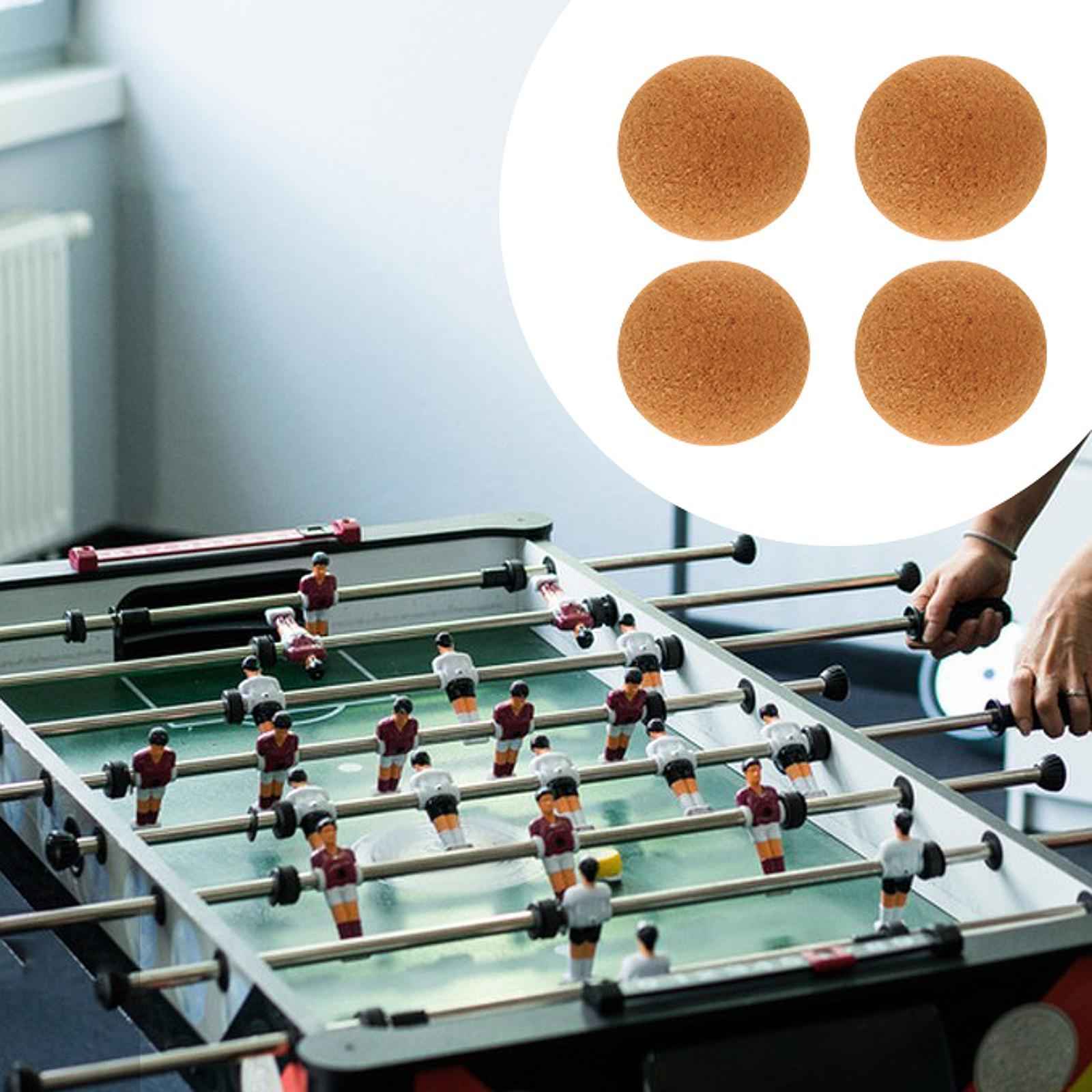 4x Table Soccer Balls Foosball Table Balls for Sports Recreation Room Office
