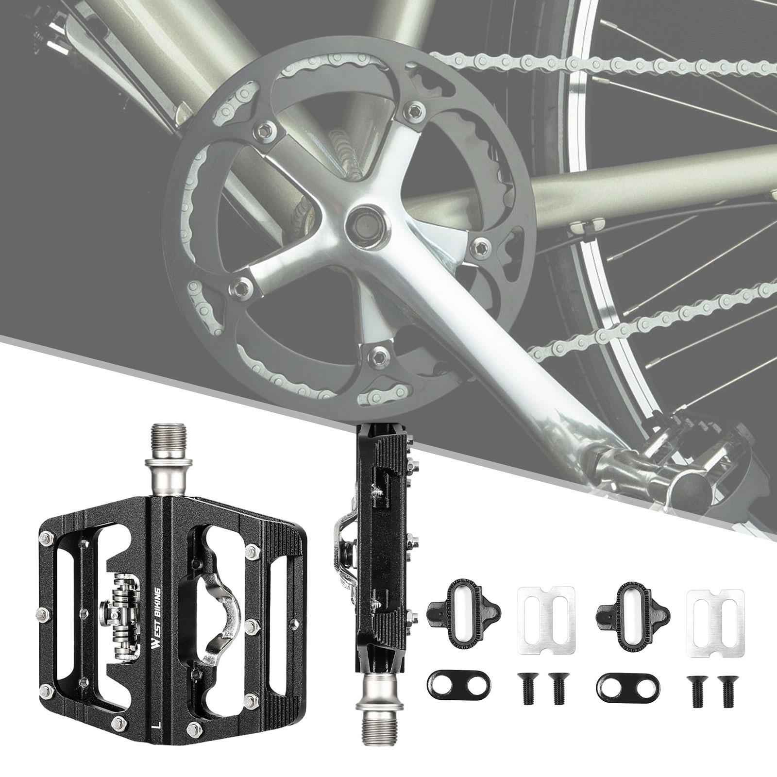Mountain Bicycle Pedals Replacement Aluminum Alloy Non Skid Road Bike Pedals