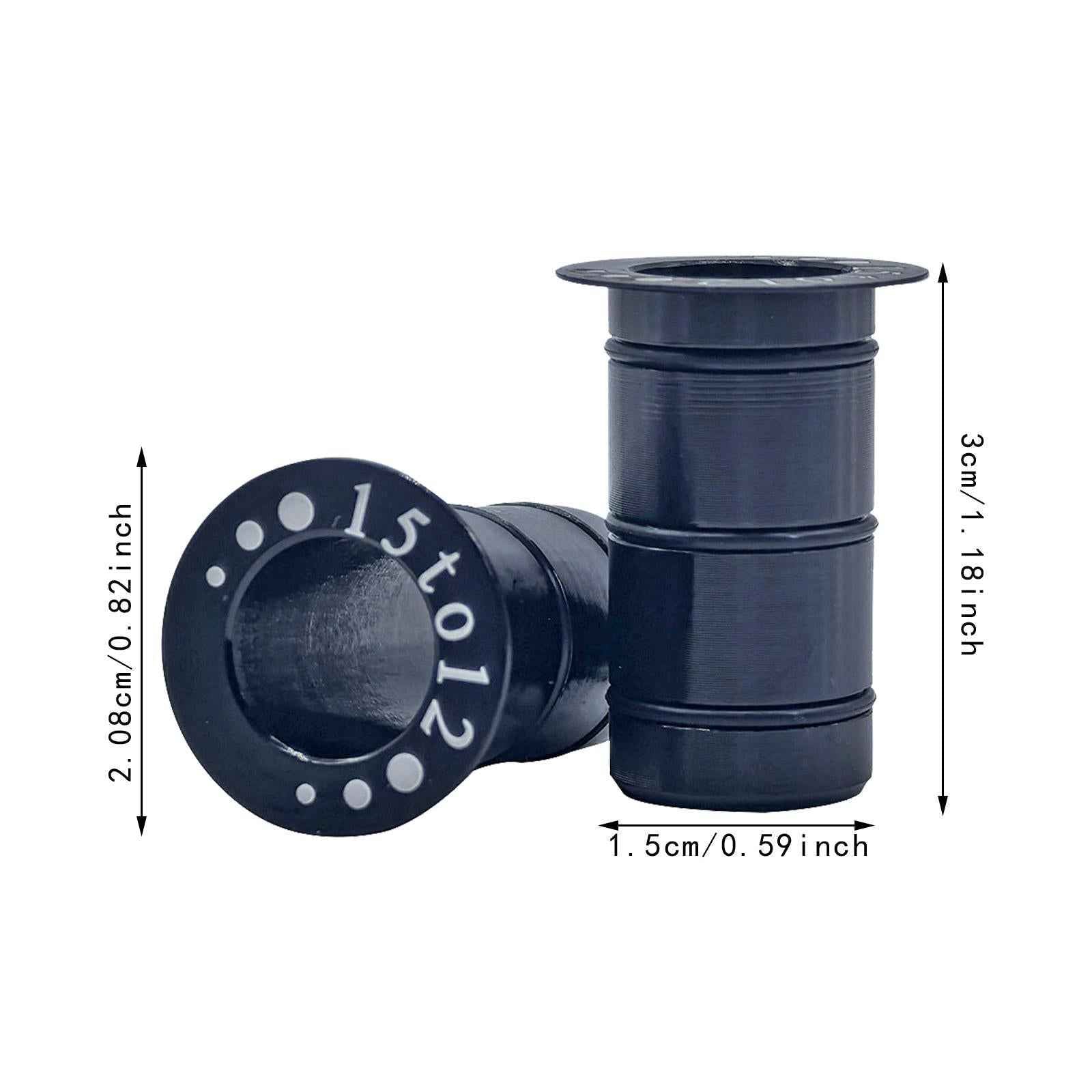Bicycle Hub Conversion Seat Adapters for Biking Outdoor Sports Mountain Bike Black