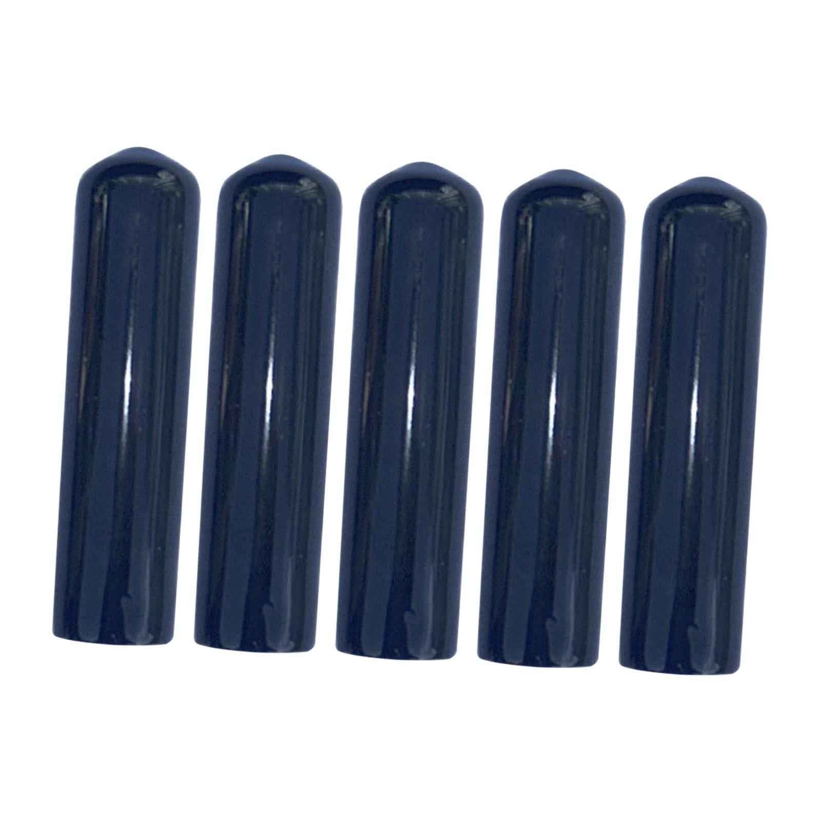5 Pieces Pool Cue Tip Covers Billiards Accessories Portable Snooker Tip Caps 10mm
